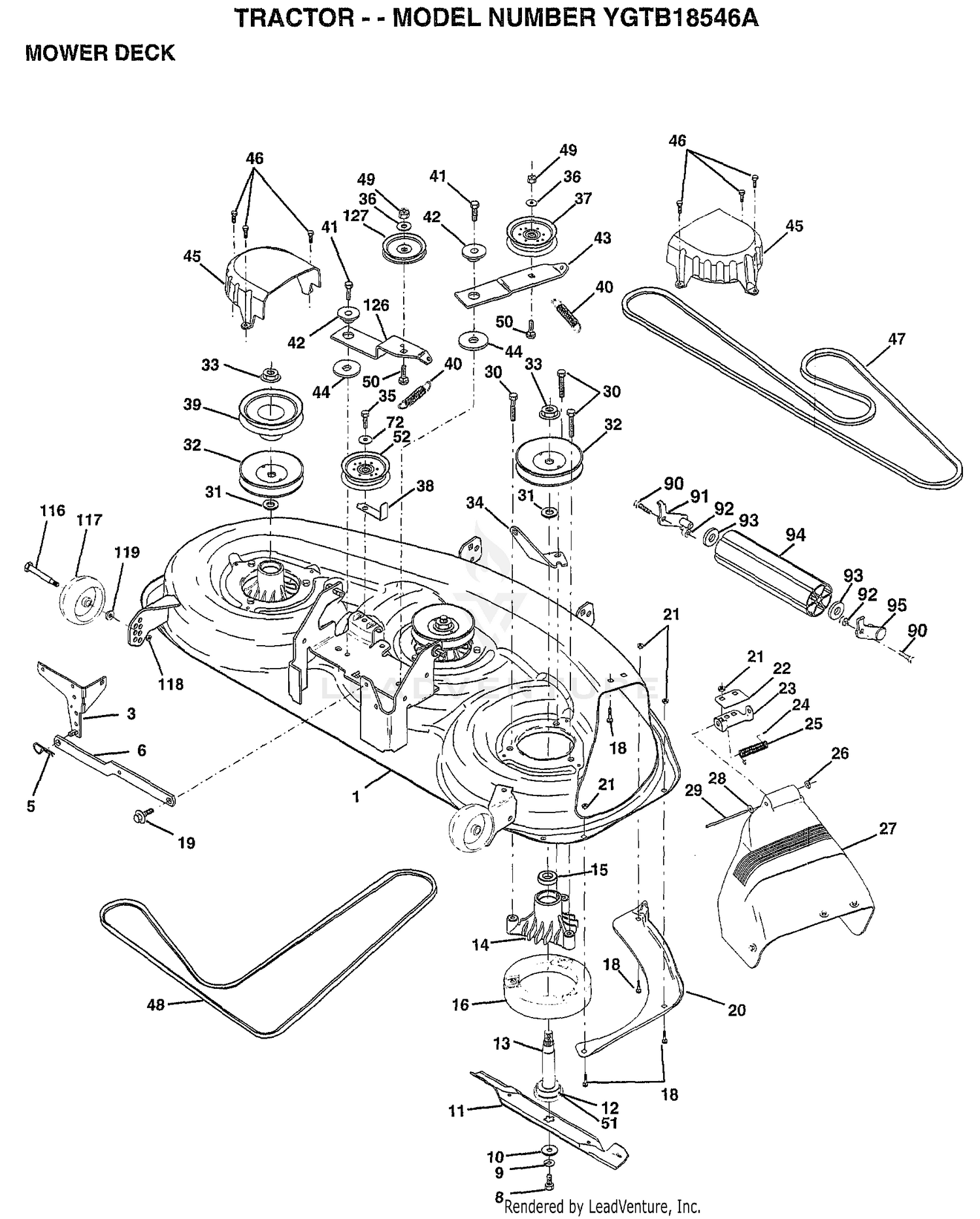 MOWER DECK