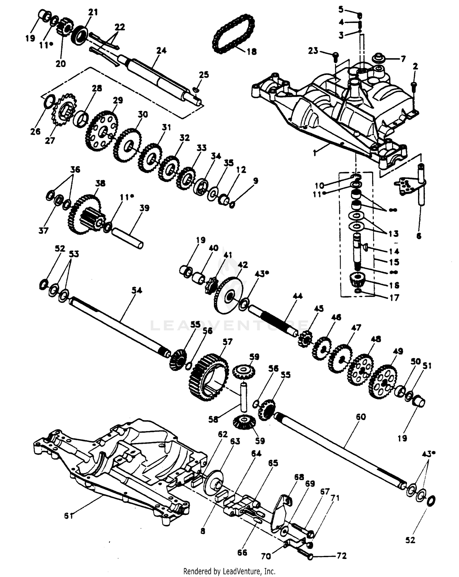 DANA TRANSAXLE MODEL NUMBER 4360-78