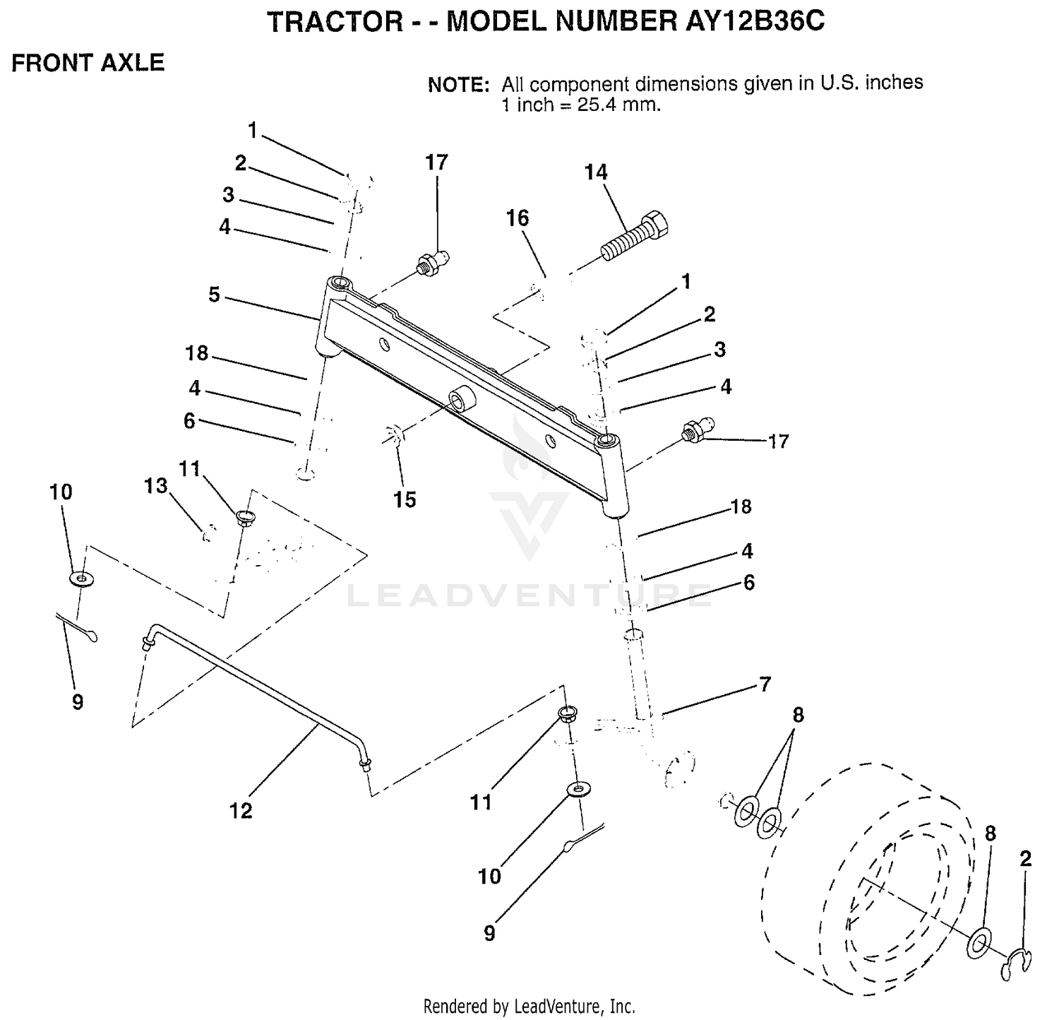 FRONT AXLE