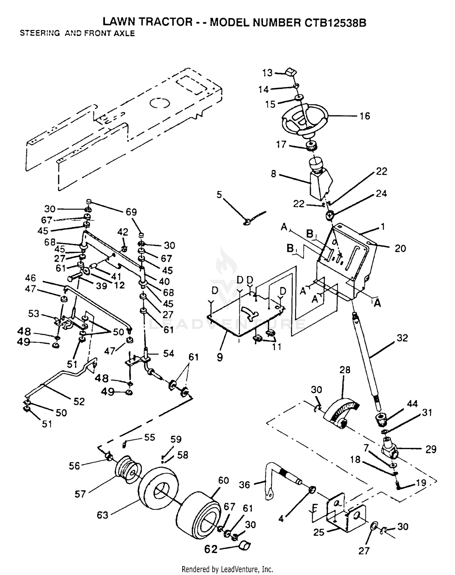 STEERING AND FRONT AXLE