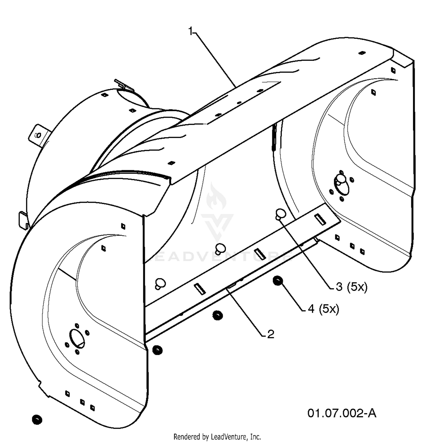 Auger Housing/Impeller Assembly
