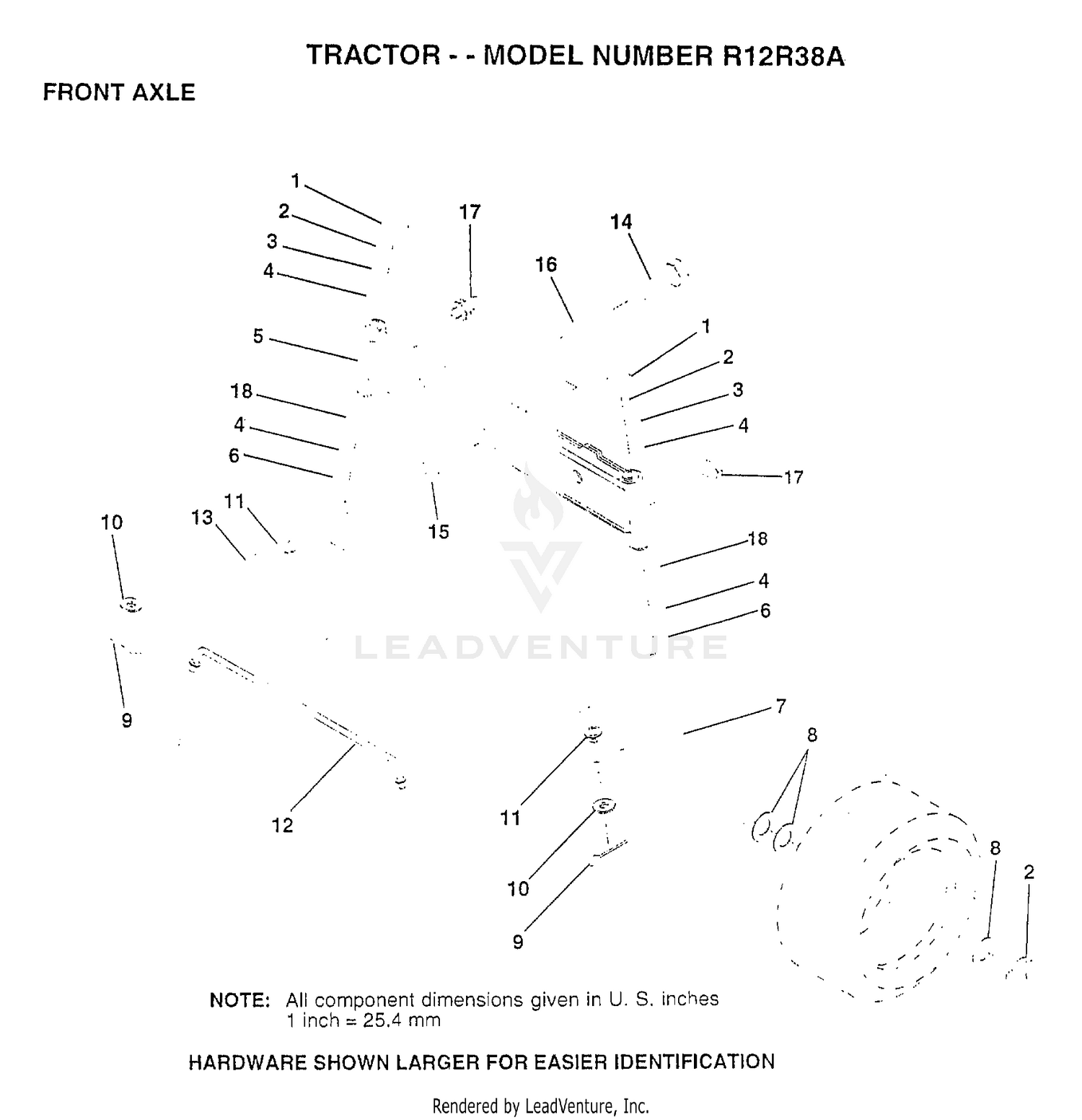 FRONT AXLE