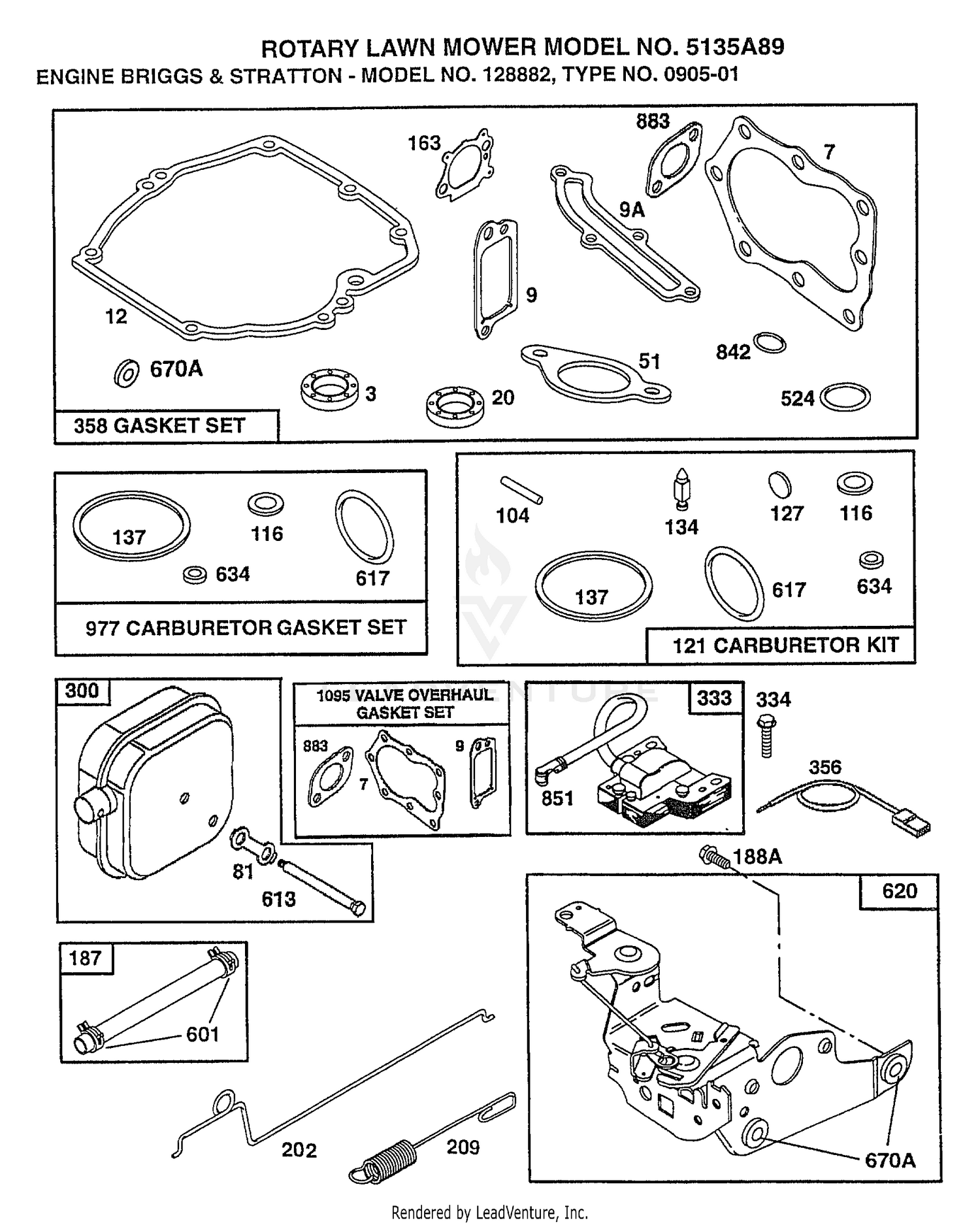ENGINE BRIGGS AND STRATTON