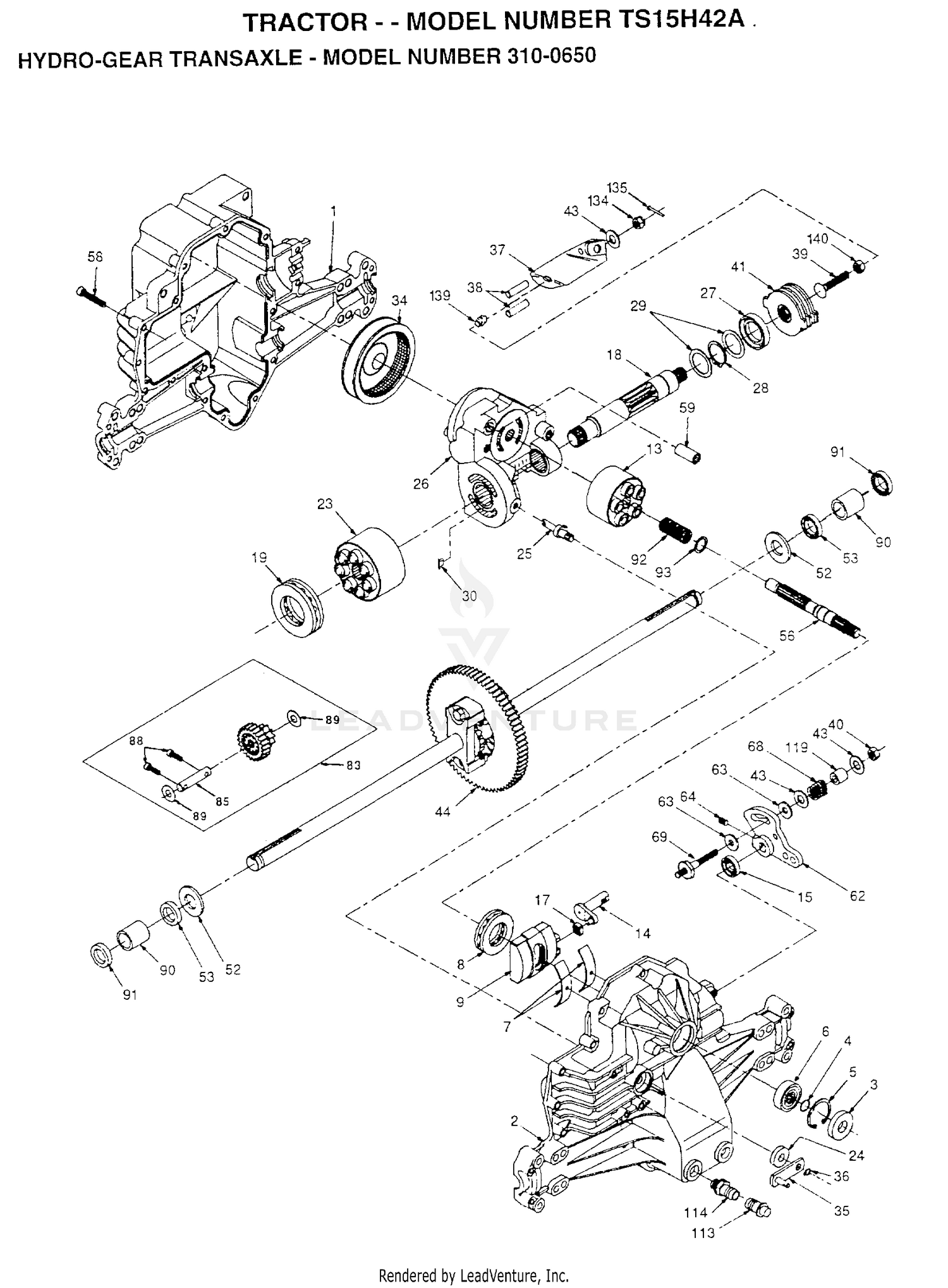 HYDRO GEAR TRANSAXLE