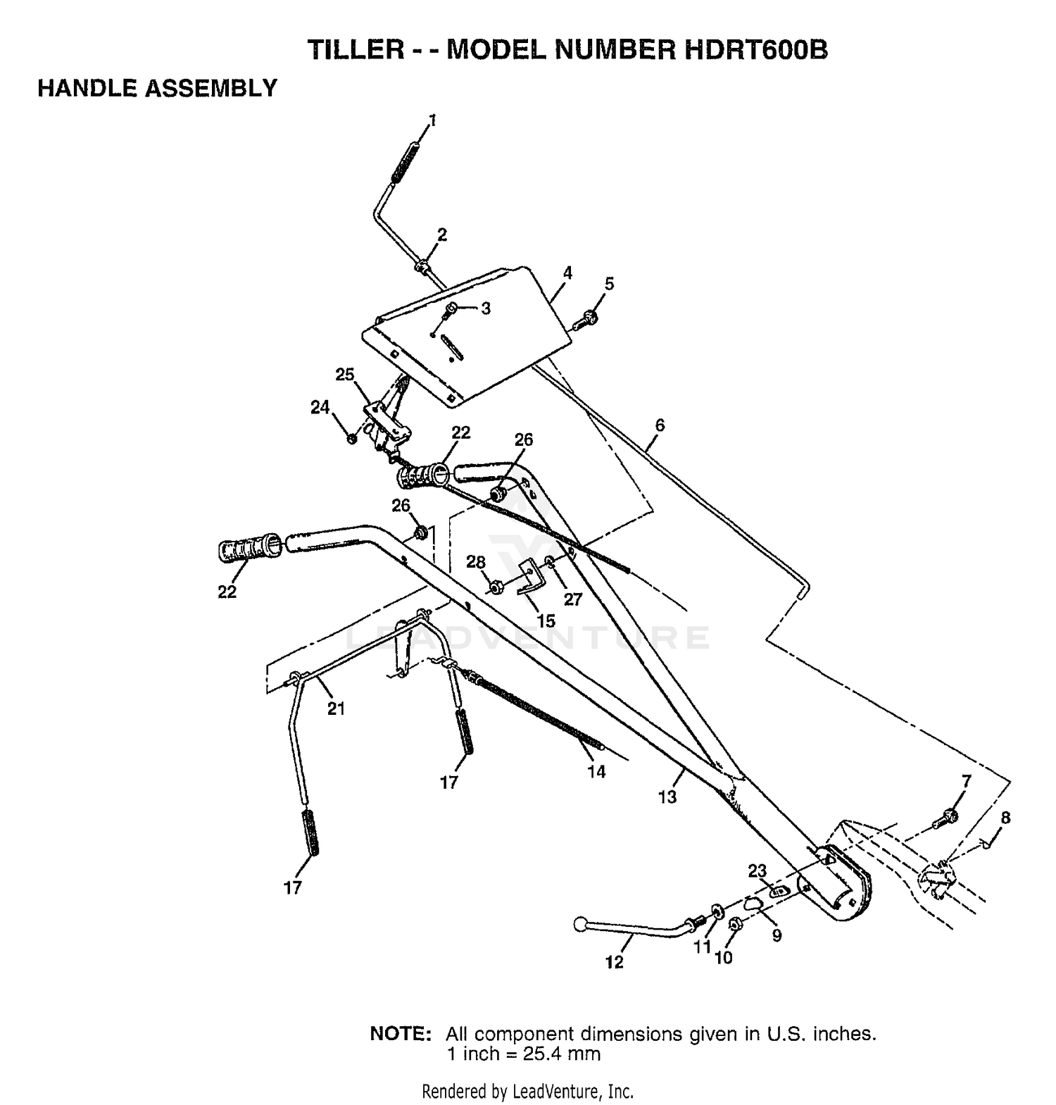 TILER HANDLE ASSEMBLY