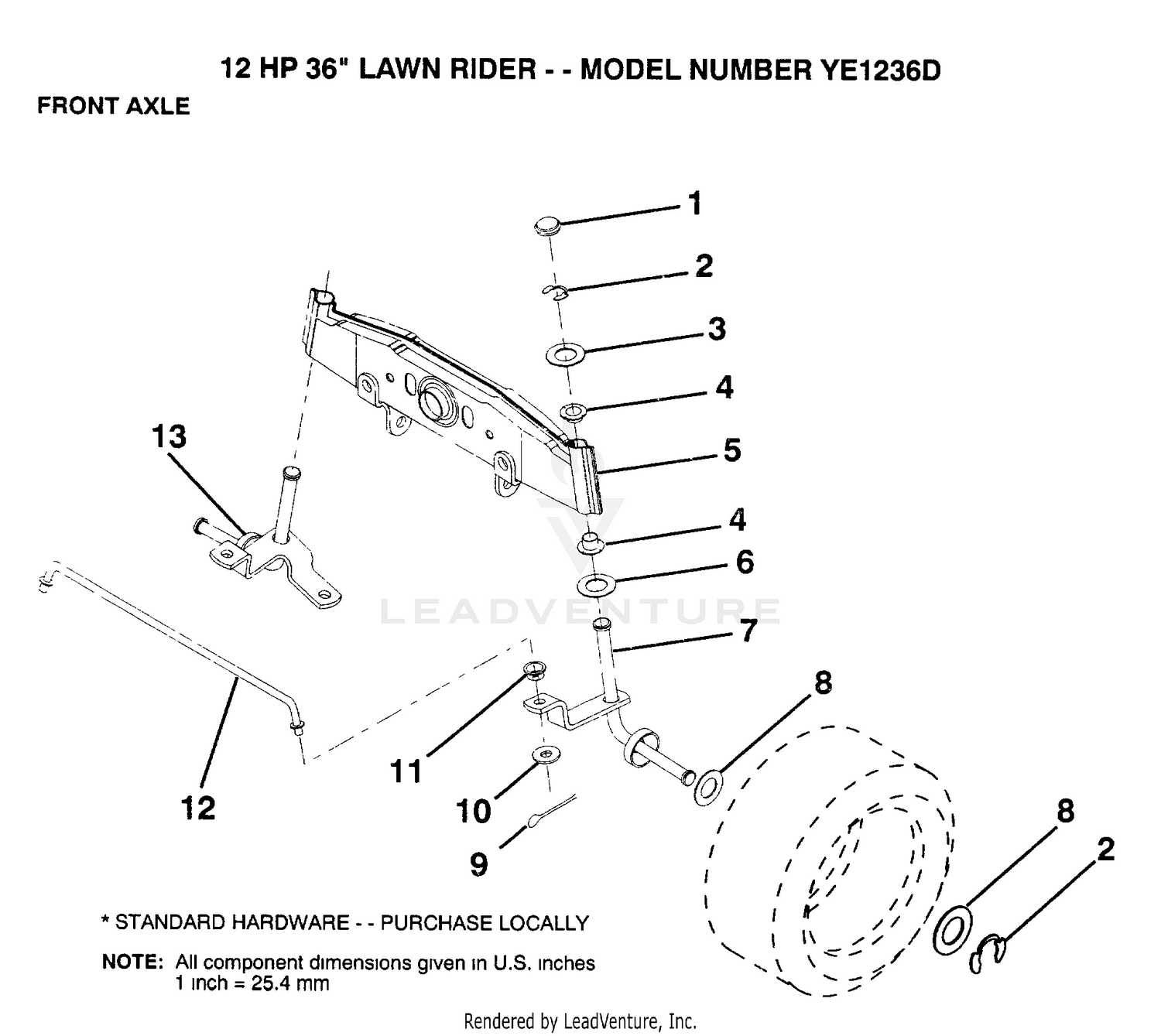 FRONT AXLE