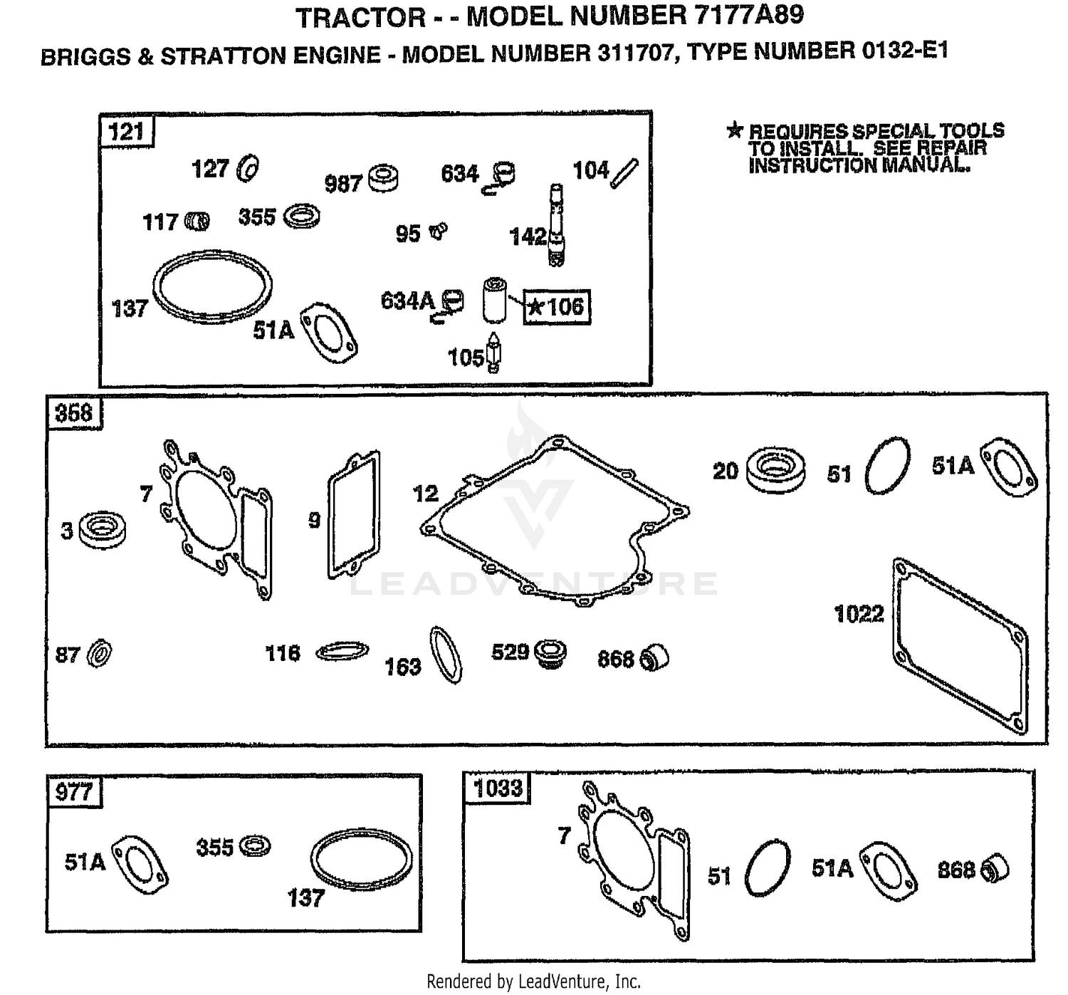 ENGINE-BRIGGS AND STRATTON