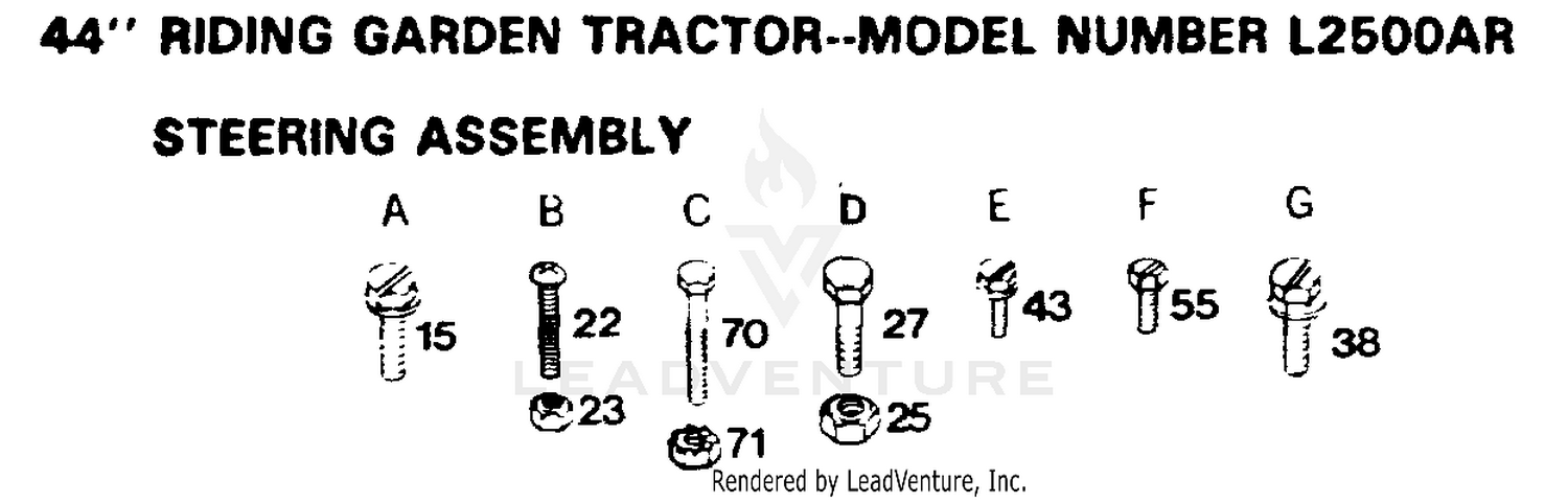 HARDWARE (STEERING ASSEMBLY)