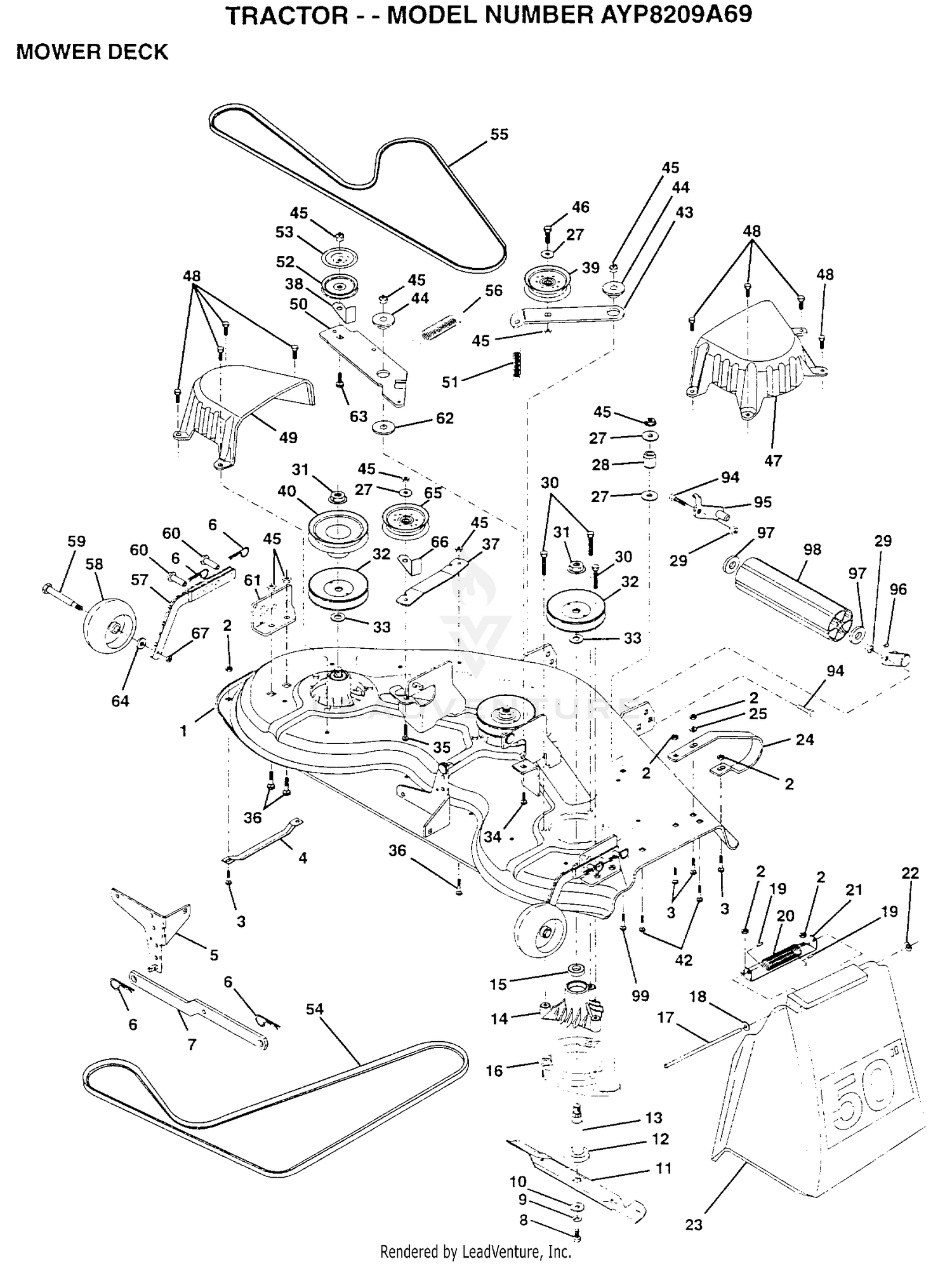 MOWER DECK