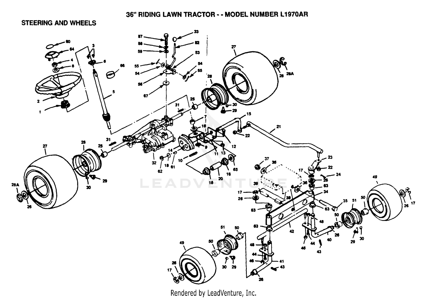 STEERING AND ALL WHEELS