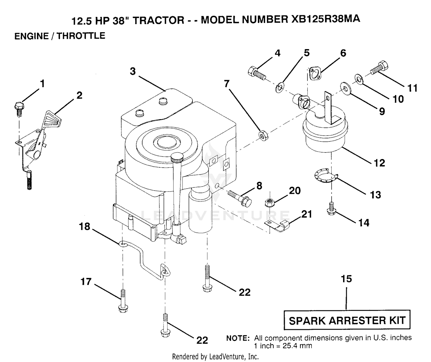 ENGINE AND THROTTLE