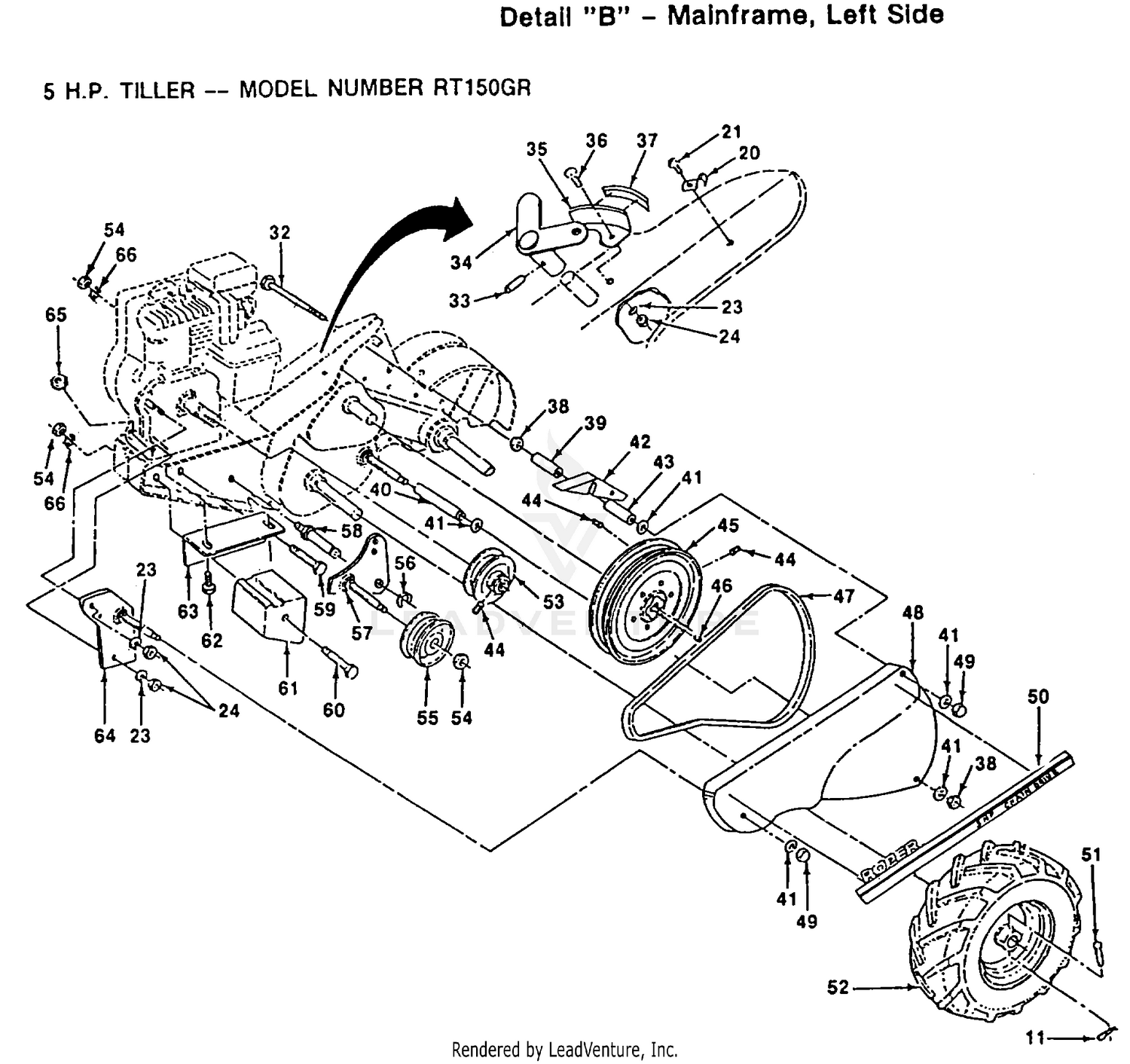 MAIN FRAME, LEFT SIDE