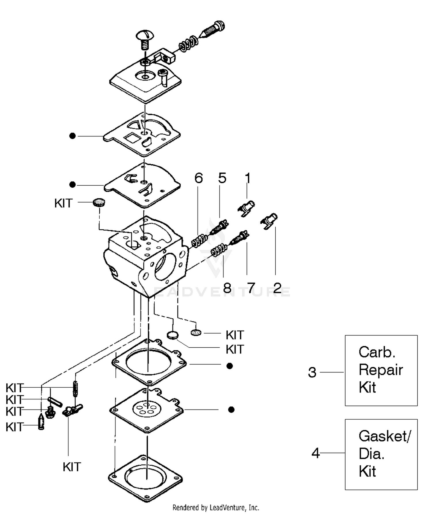 Walbro Carburetor Assembly