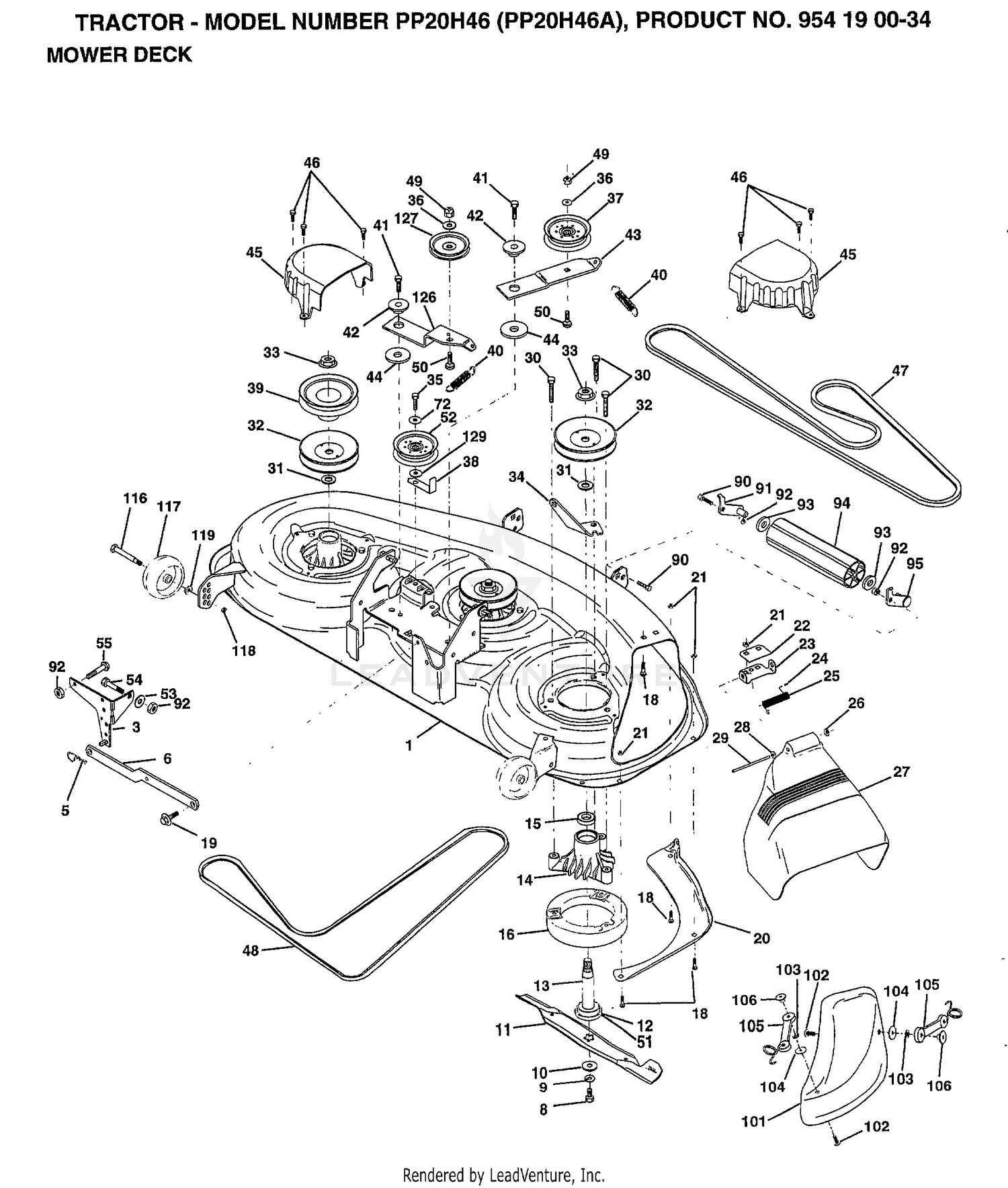 MOWER DECK