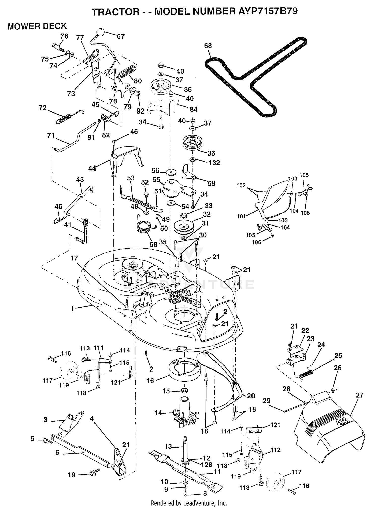 MOWER DECK
