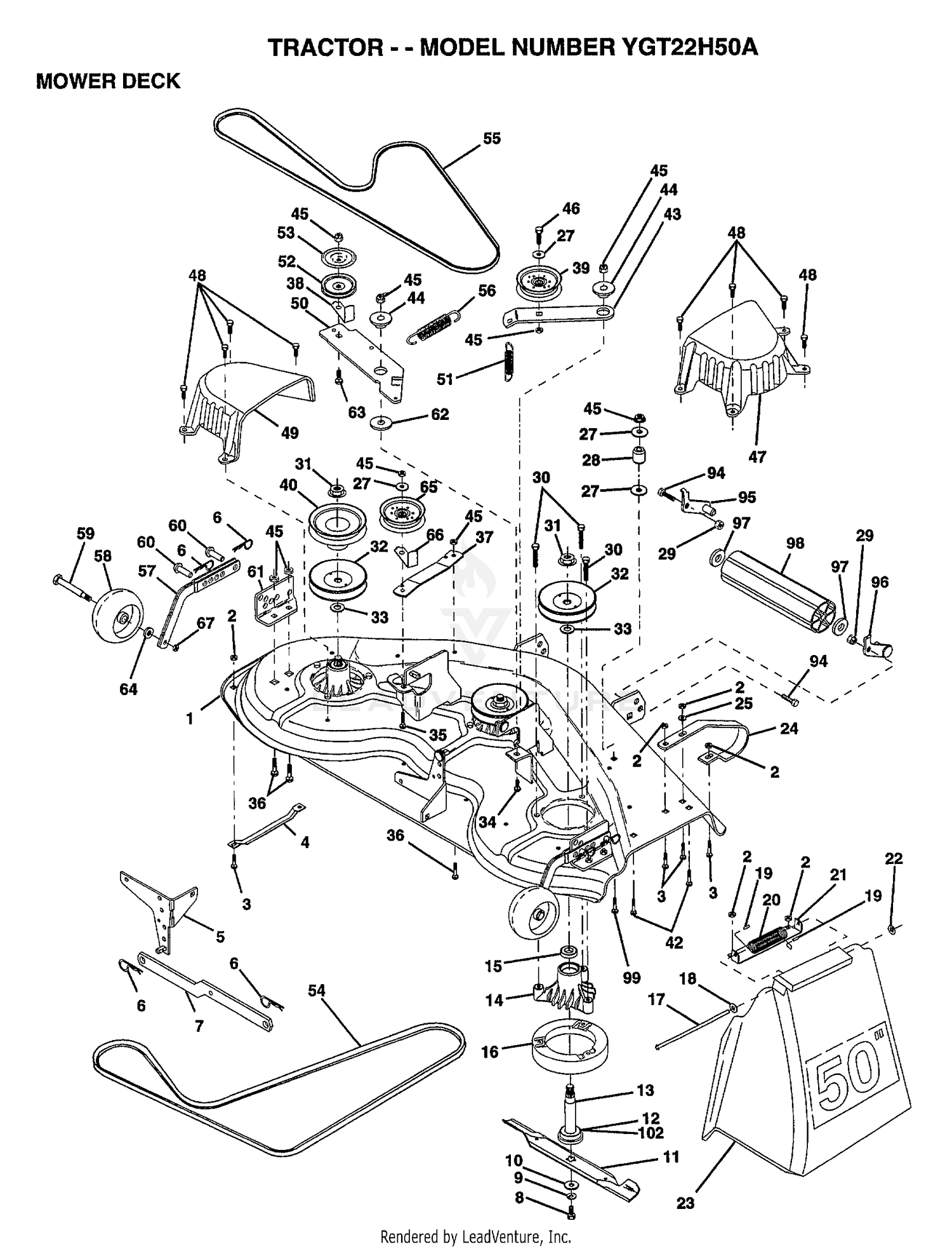 MOWER DECK