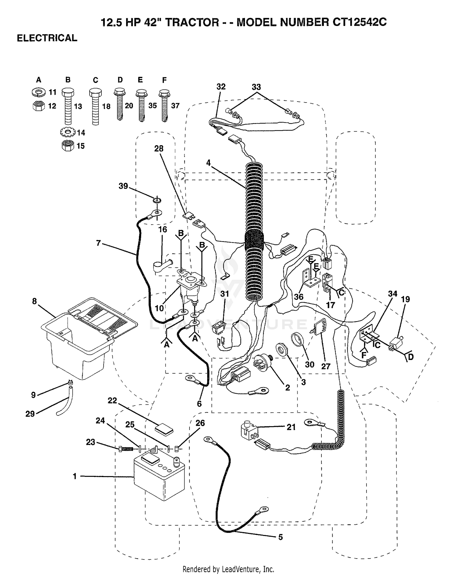 ELECTRICAL/12.5 HP 42"
