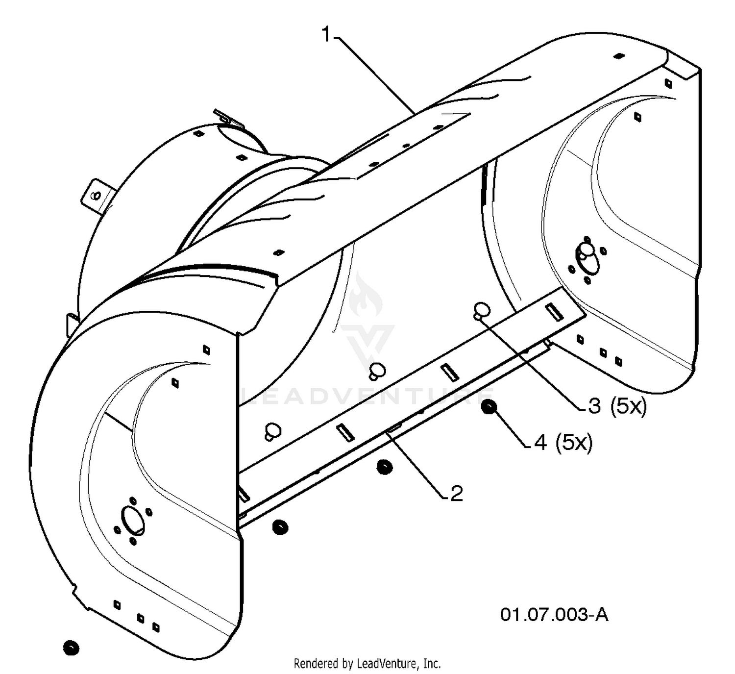 Auger Housing / Impeller Assembly