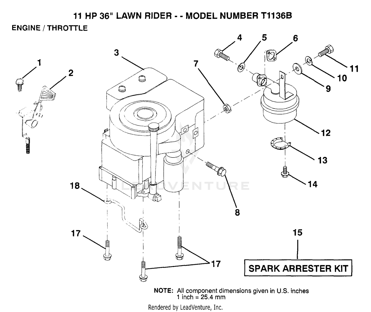 ENGINE AND THROTTLE