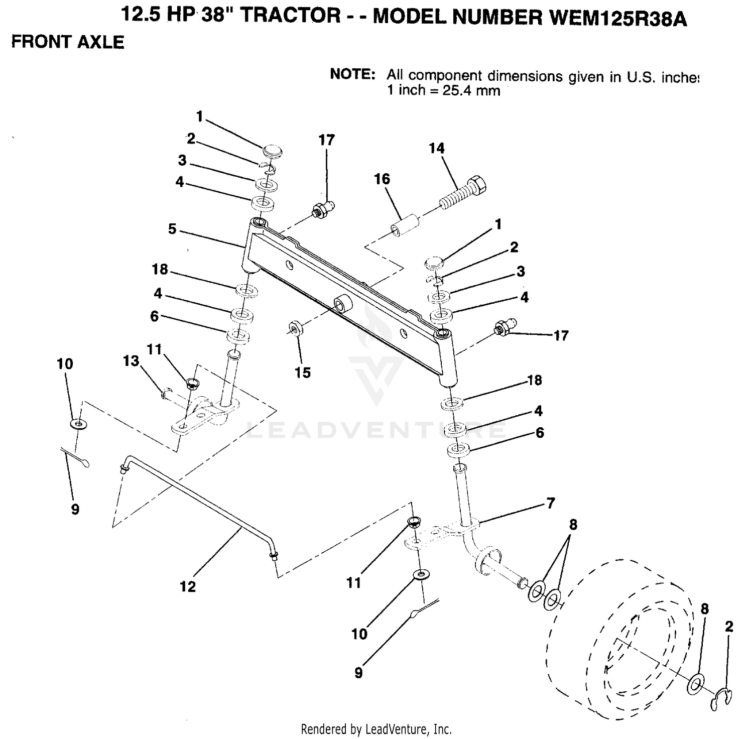 FRONT AXLE