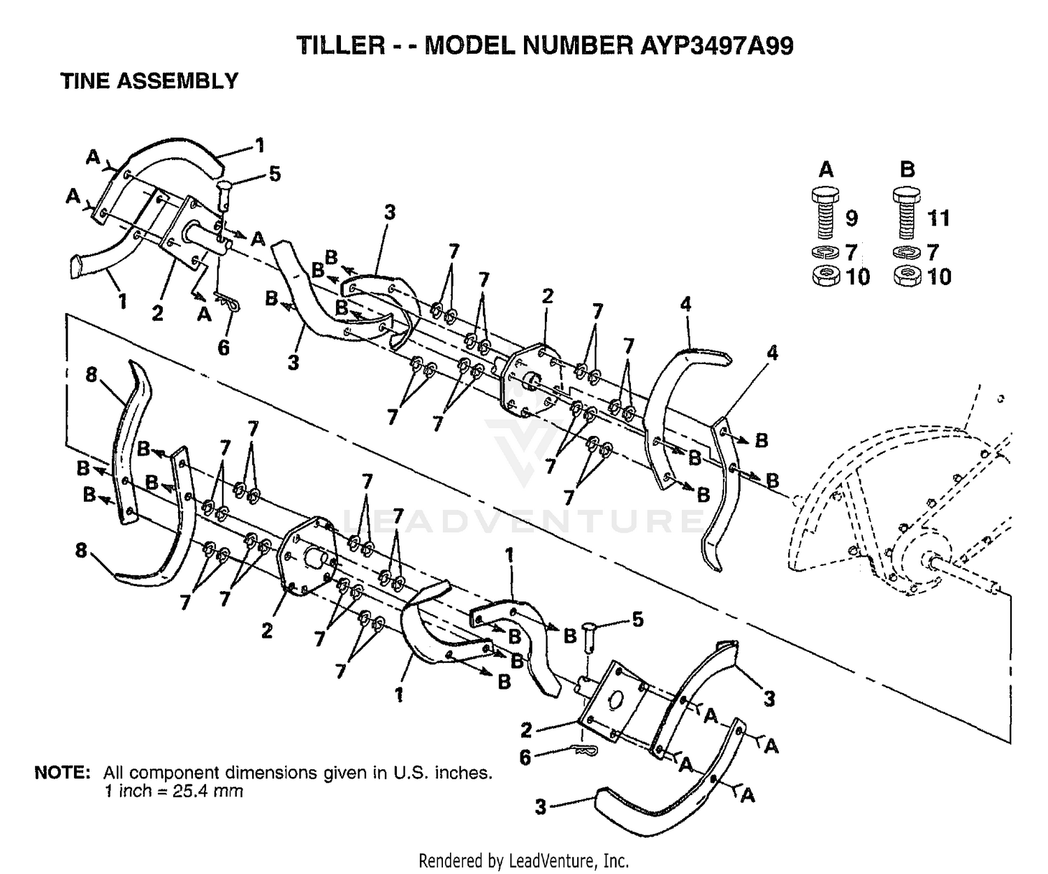TINE ASSEMBLY