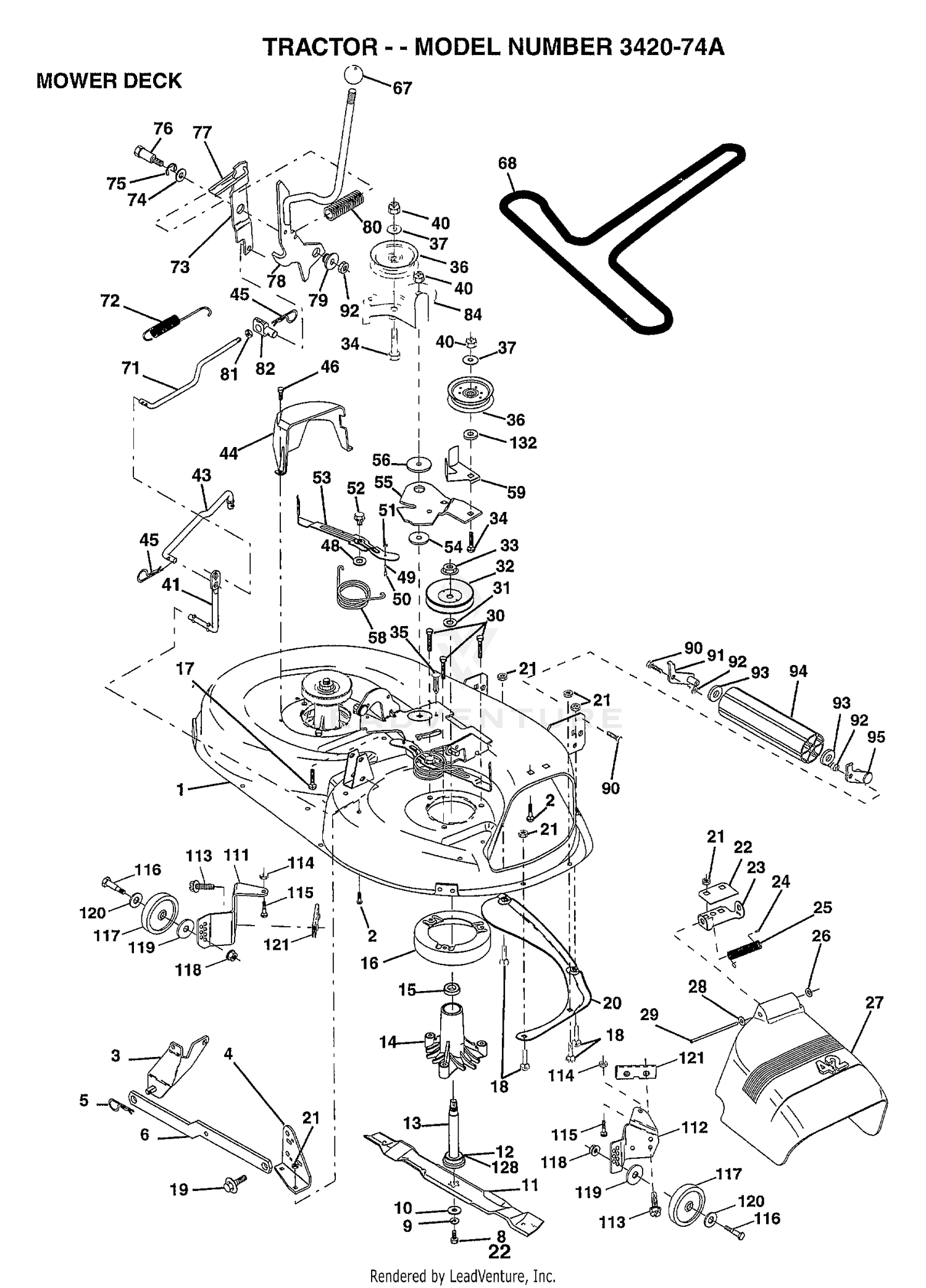 MOWER DECK
