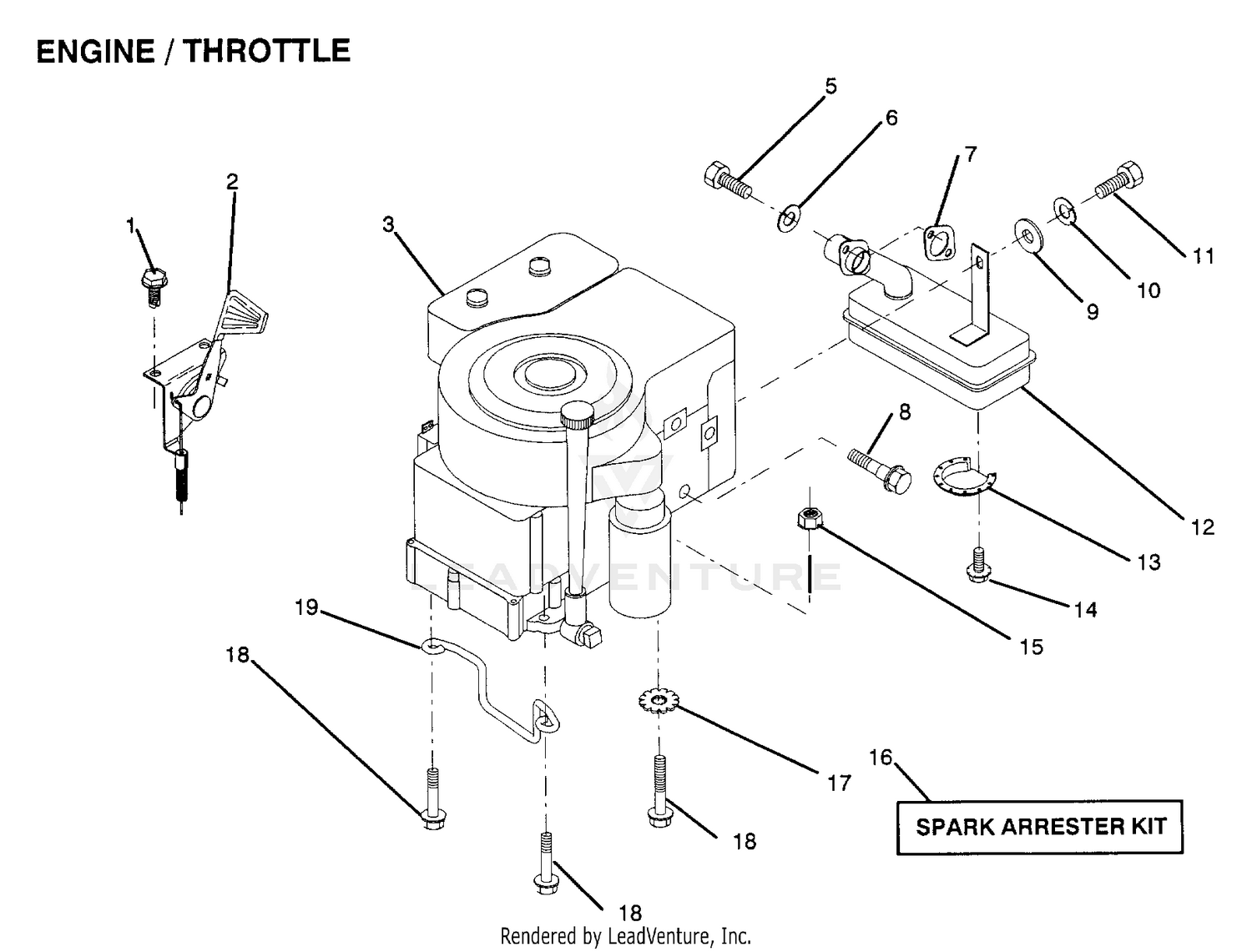 ENGINE AND THROTTLE