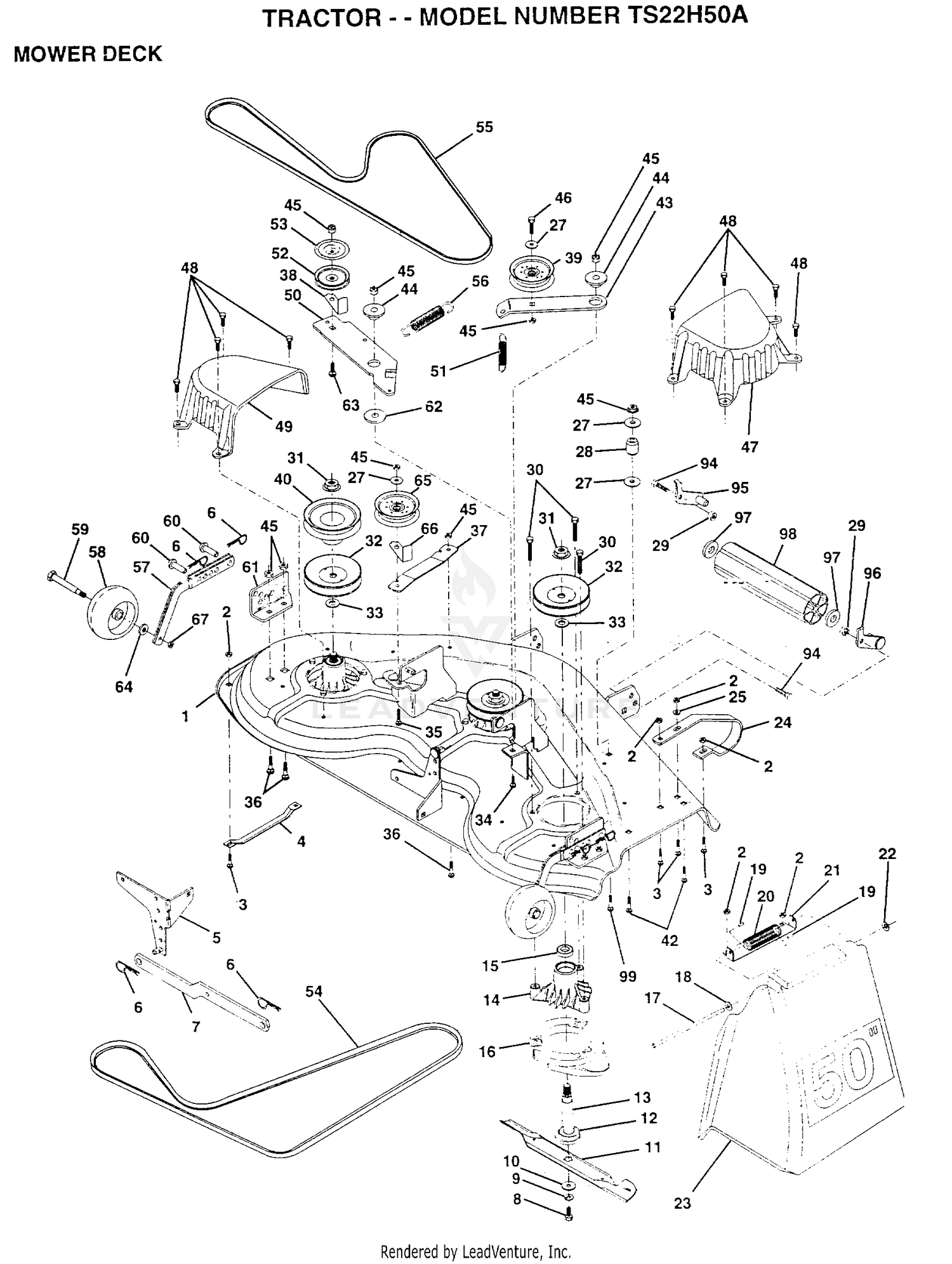 MOWER DECK