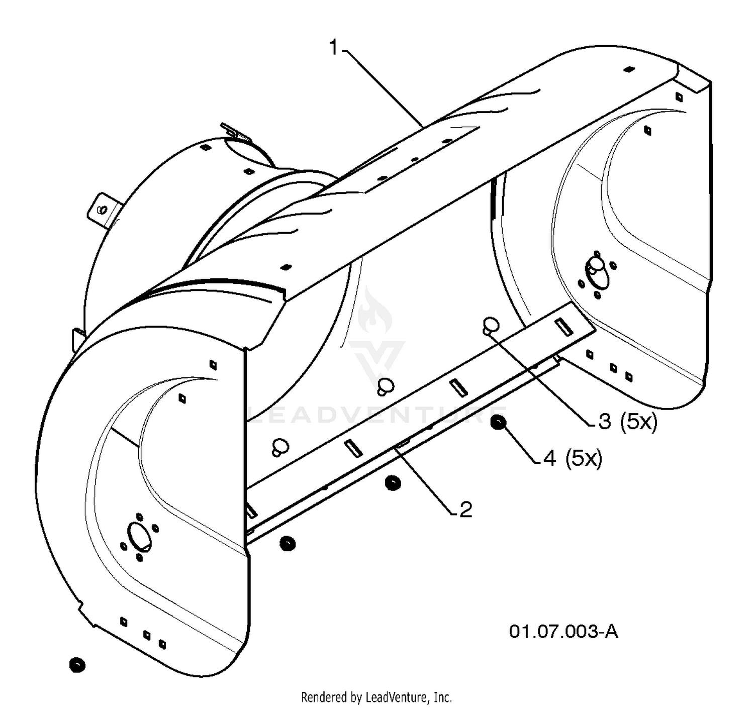 Auger Housing / Impeller Assembly
