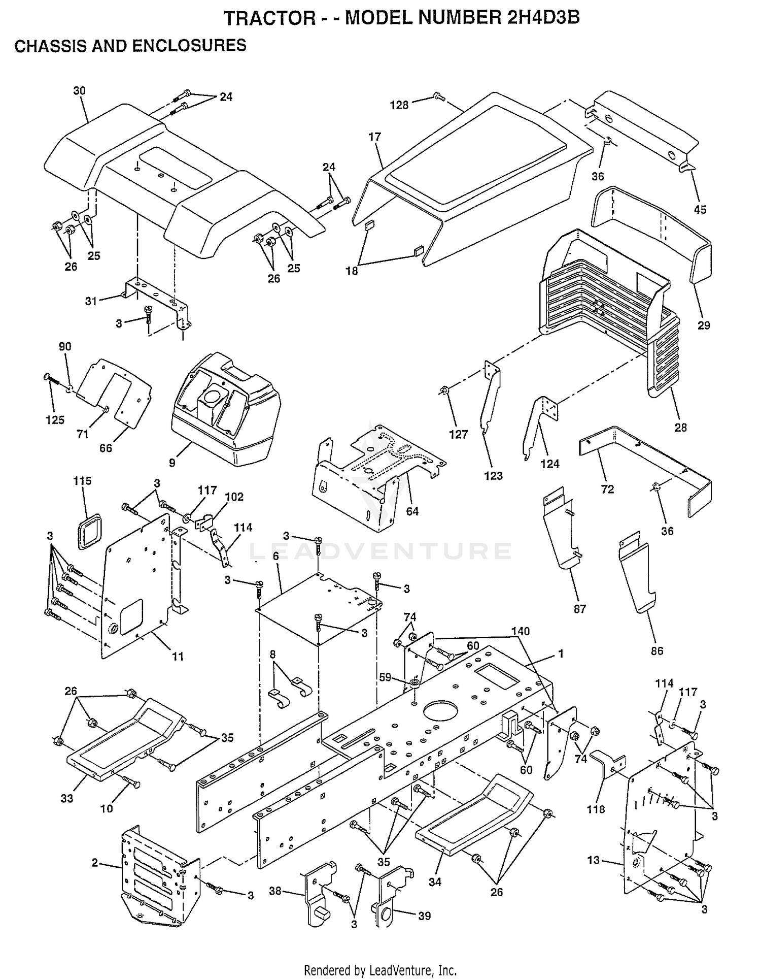 CHASSIS AND ENCLOSURES/TRACTOR