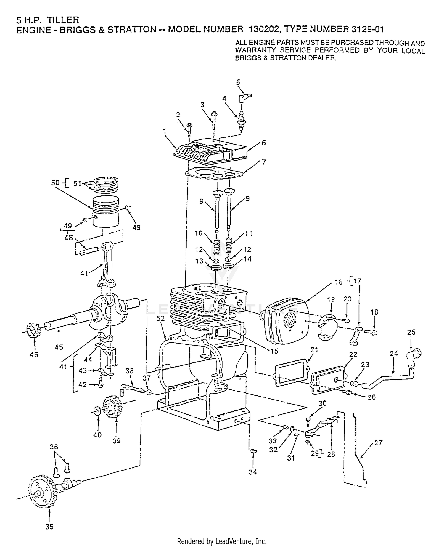 ENGINE, INTERNAL PARTS