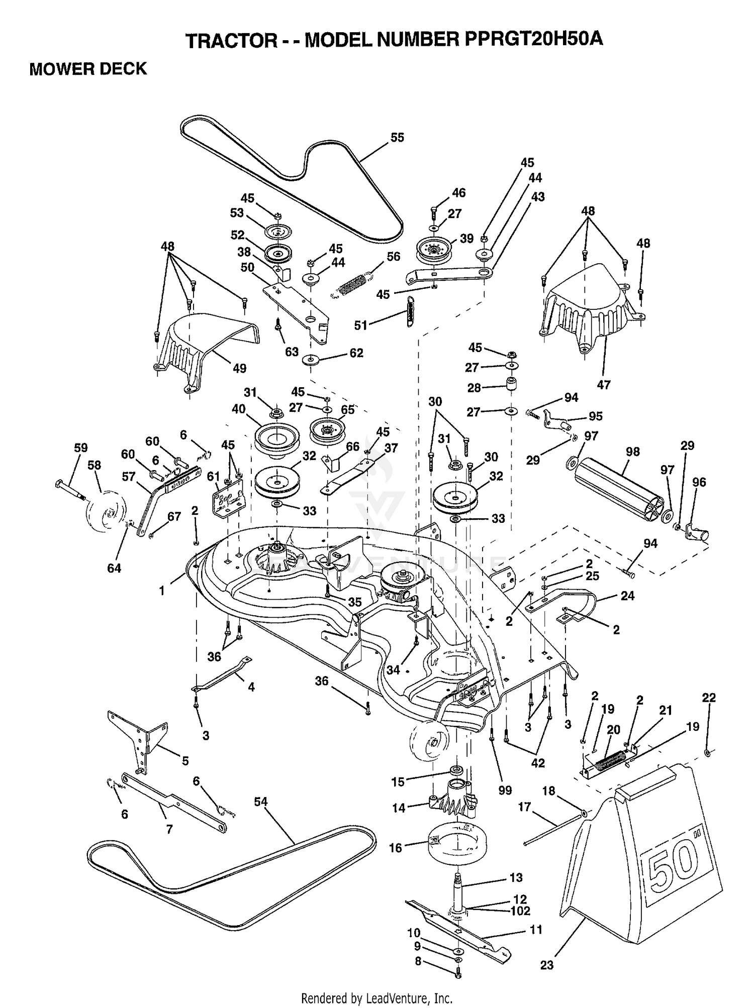 MOWER DECK