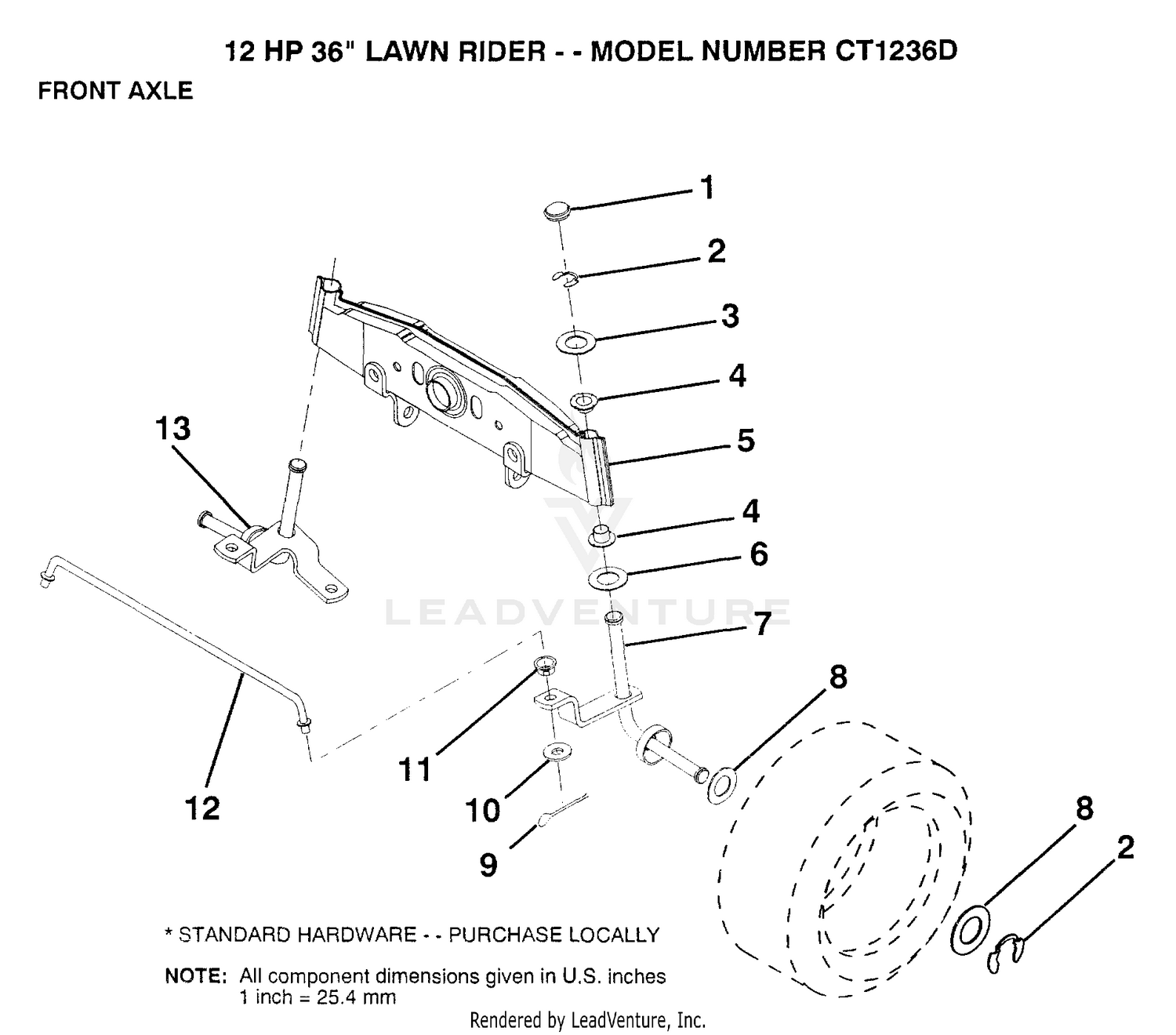 FRONT AXLE