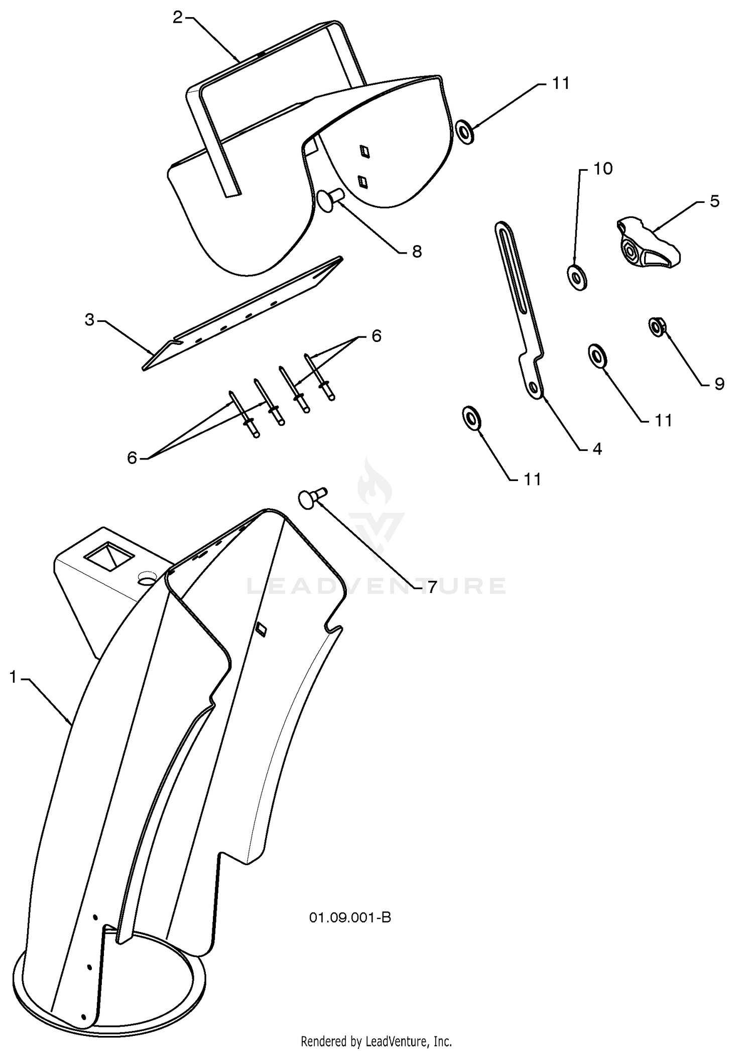 Control Panel/Discharge Chute