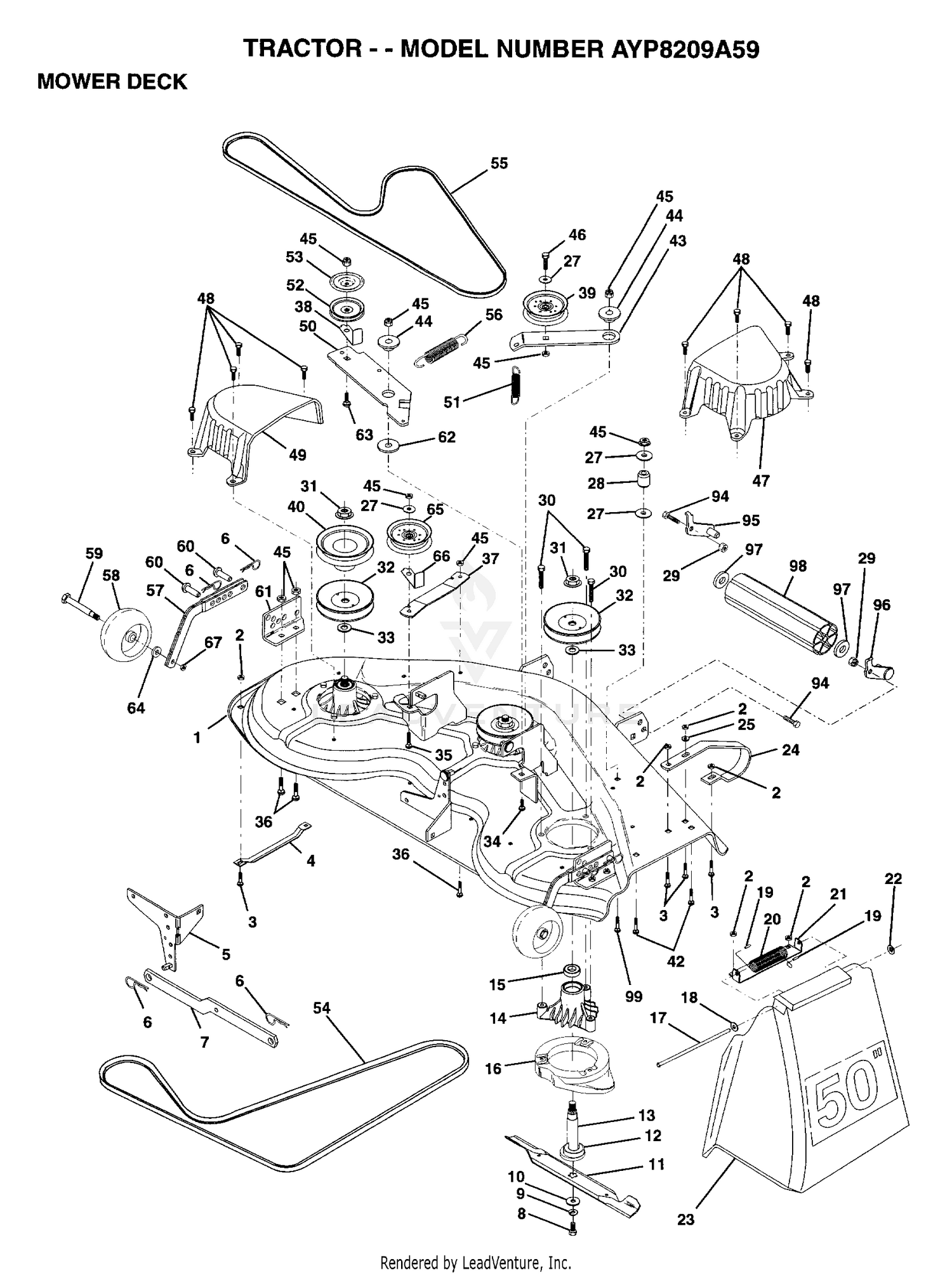 MOWER DECK