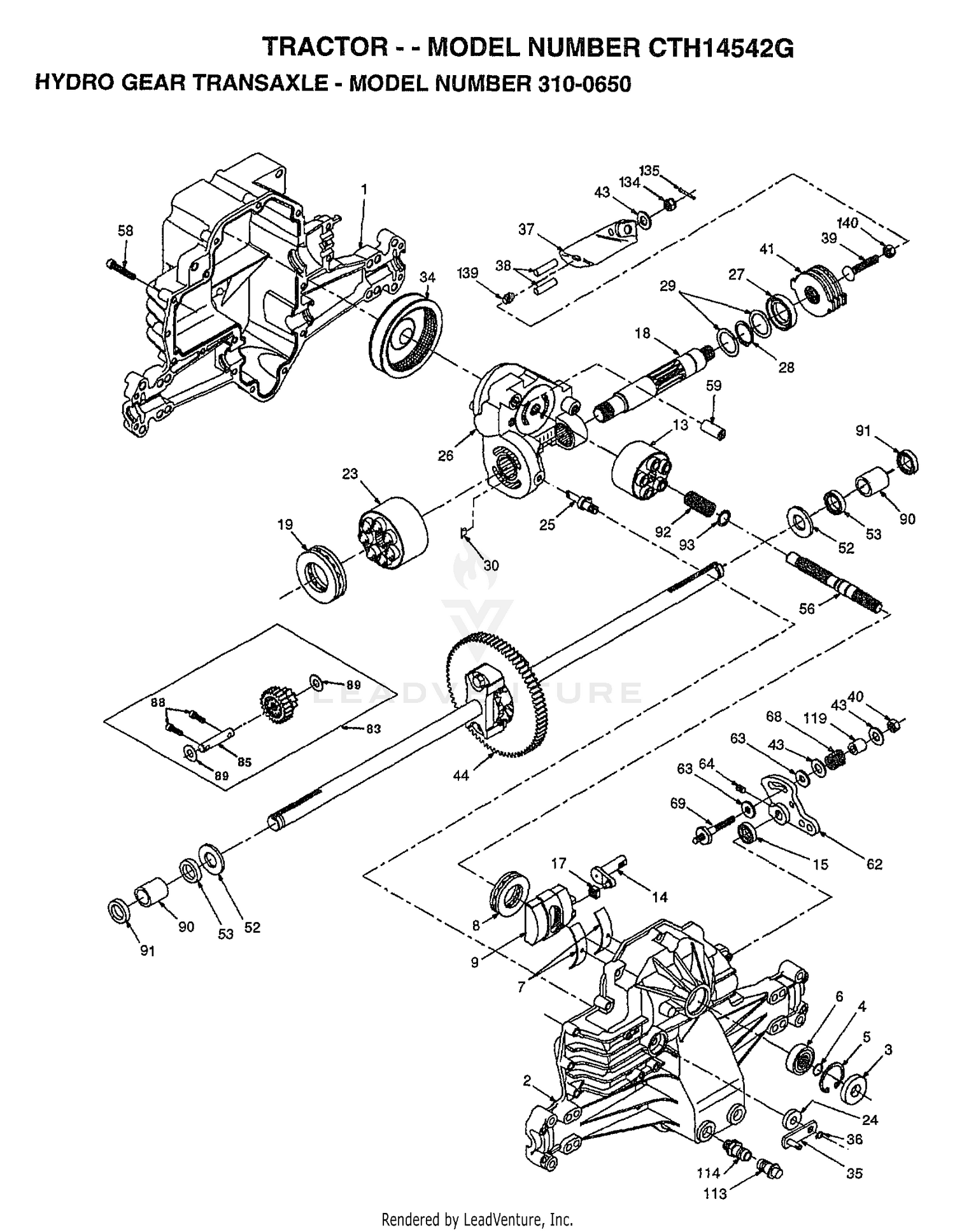 HYDRO GEAR TRANSAXLE