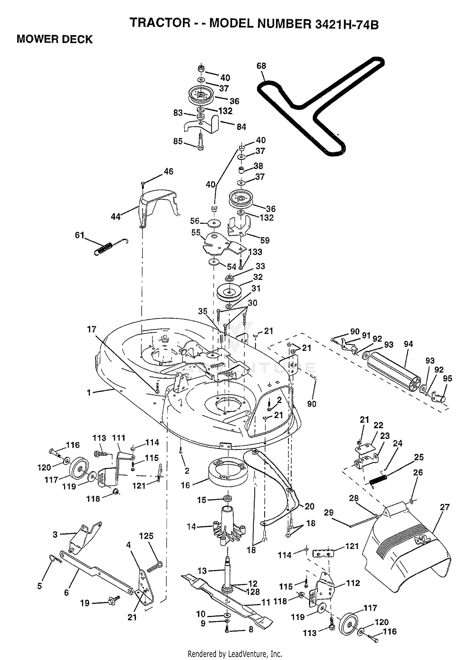 MOWER DECK