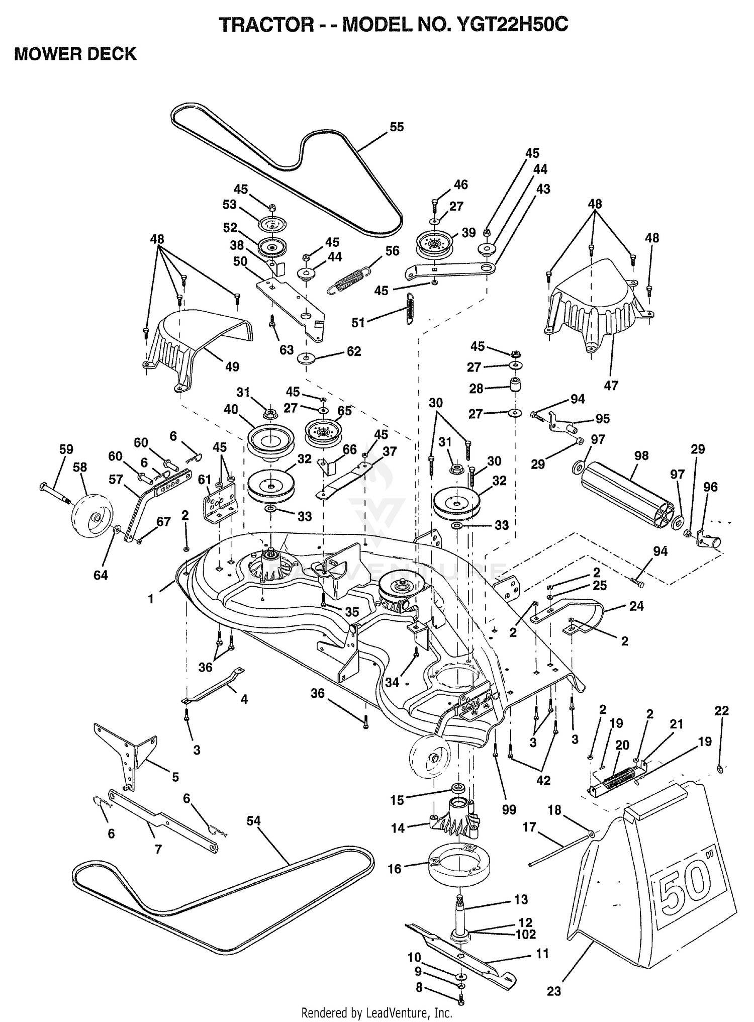 MOWER DECK