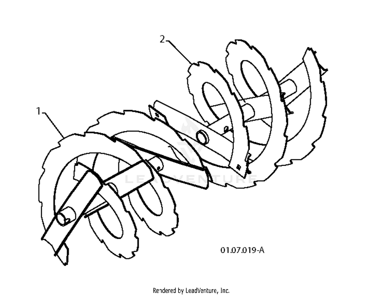 AUGER HOUSING IMPELLER
