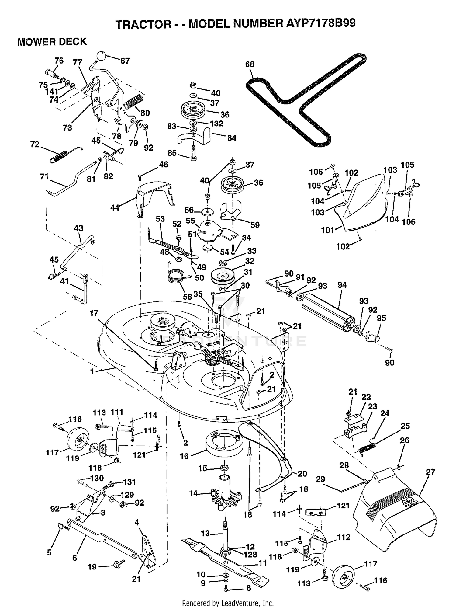 MOWER DECK