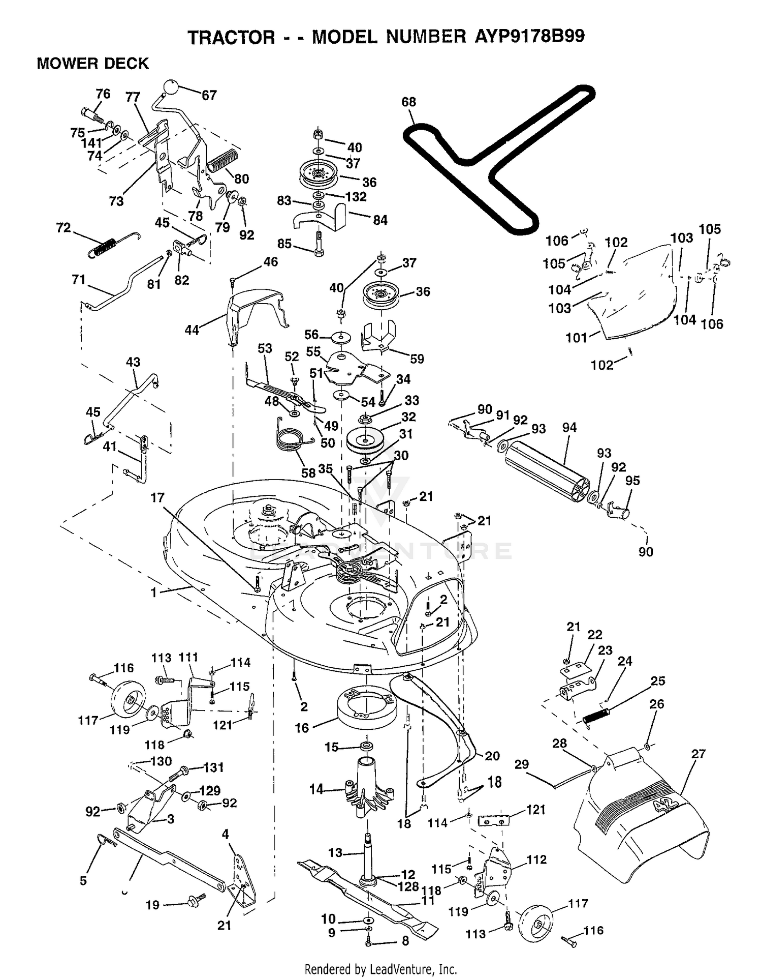 MOWER DECK