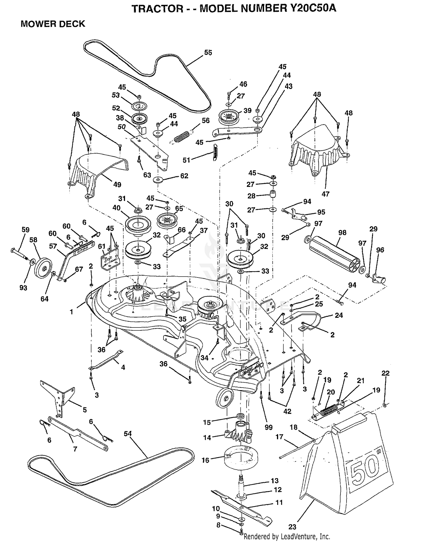 MOWER DECK
