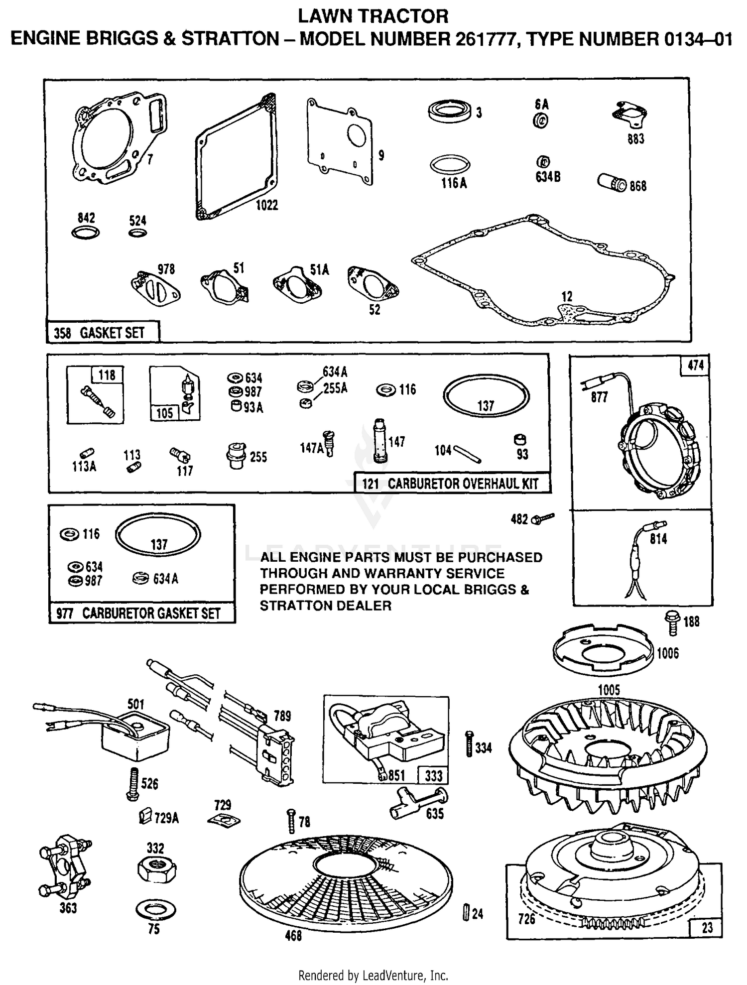 ENGINE/BRIGGS AND STRATTON