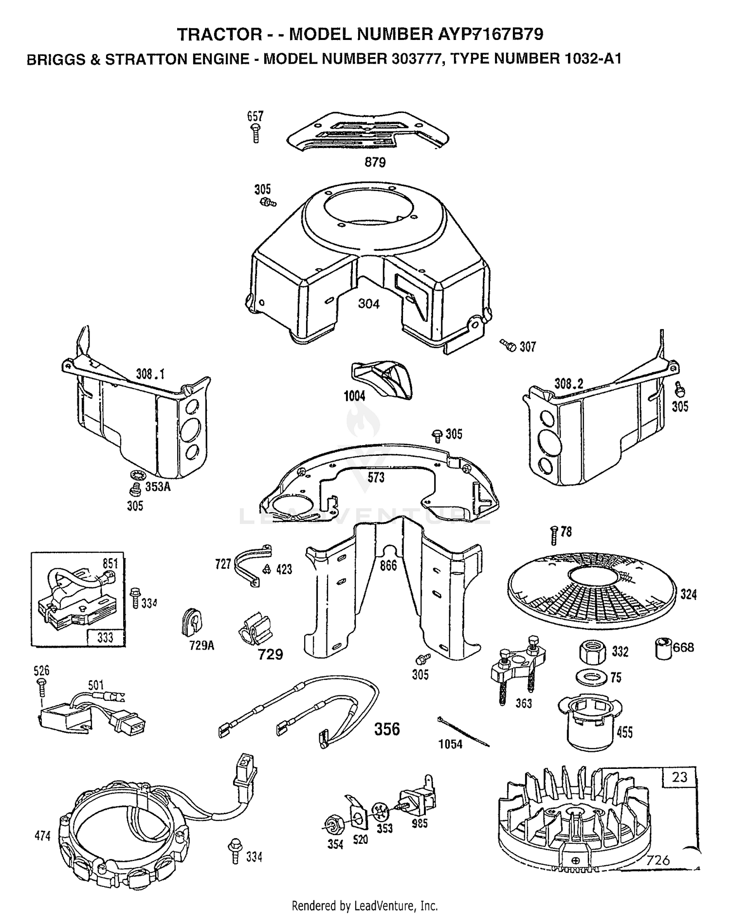 ENGINE BRIGGS & STRATTON