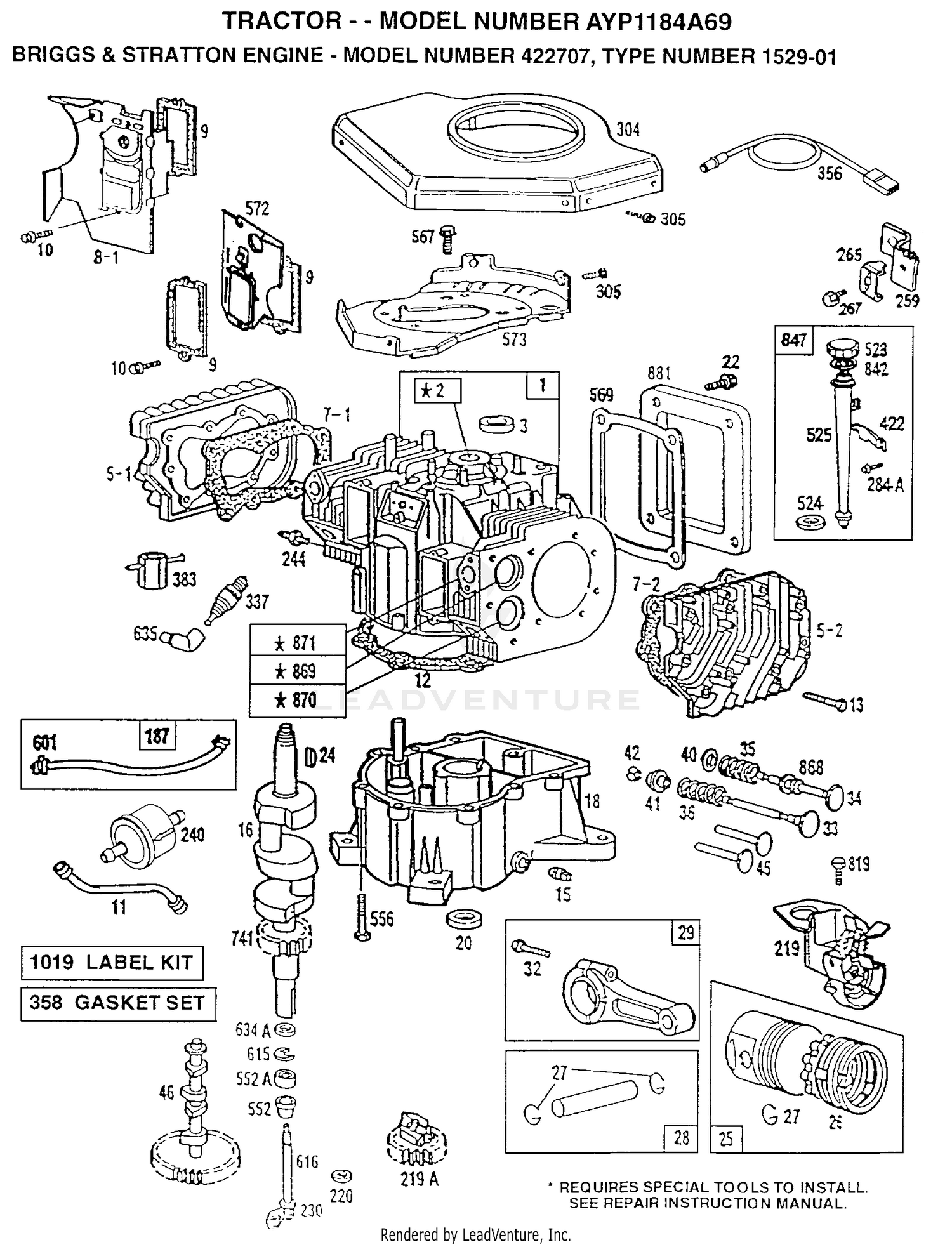 ENGINE/BRIGGS AND STRATTON