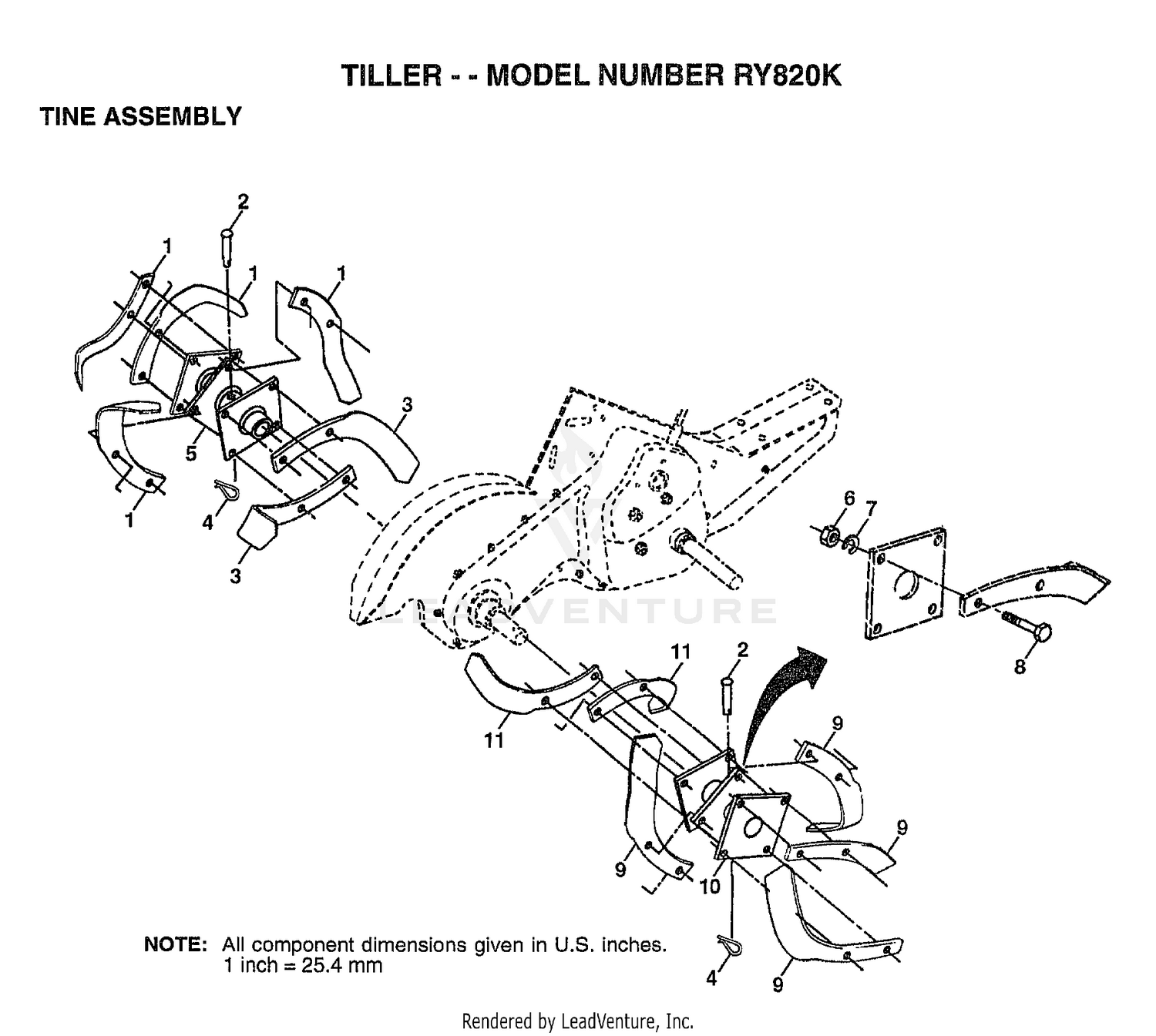 TINE ASSEMBLY