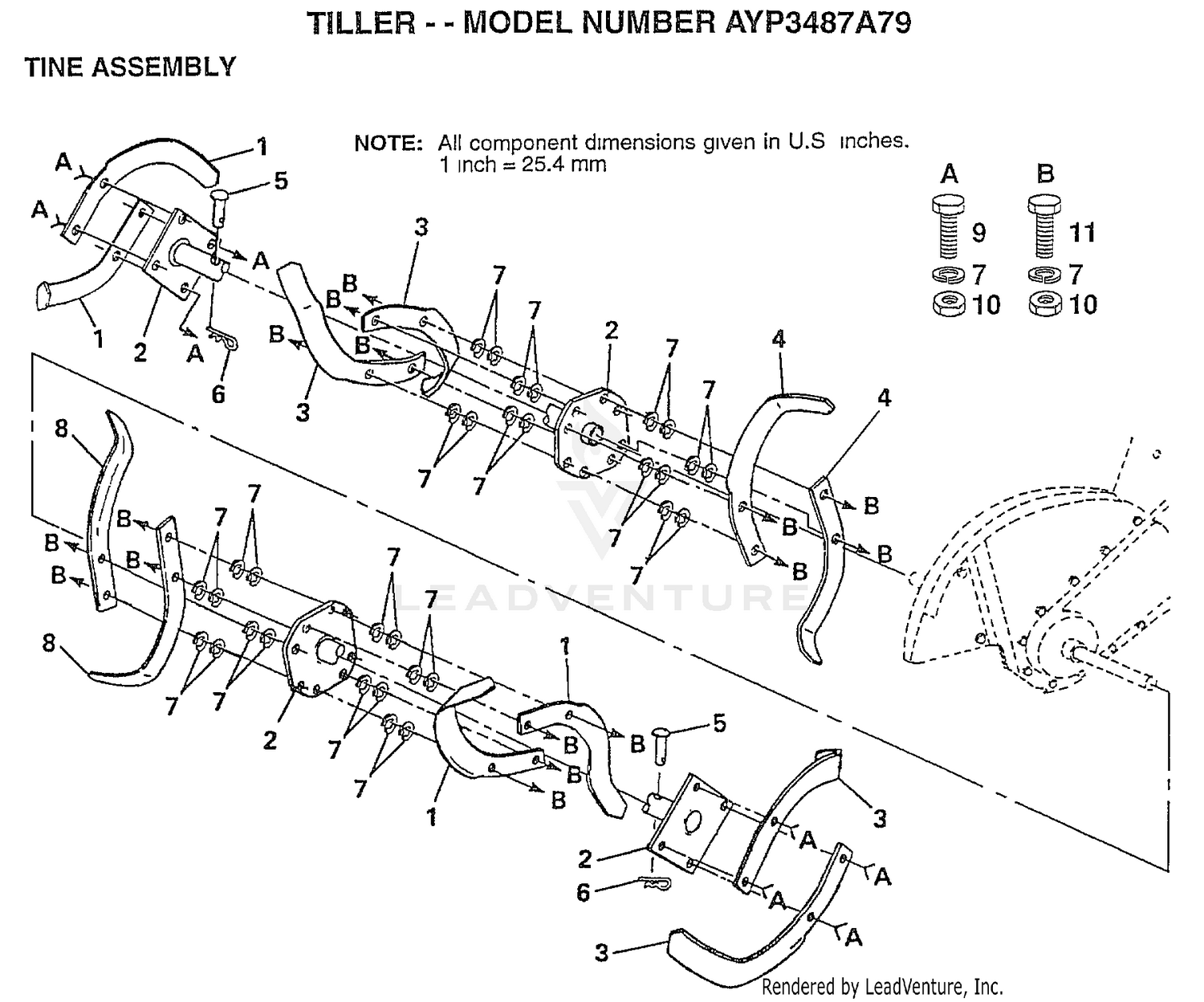 TINE ASSEMBLY