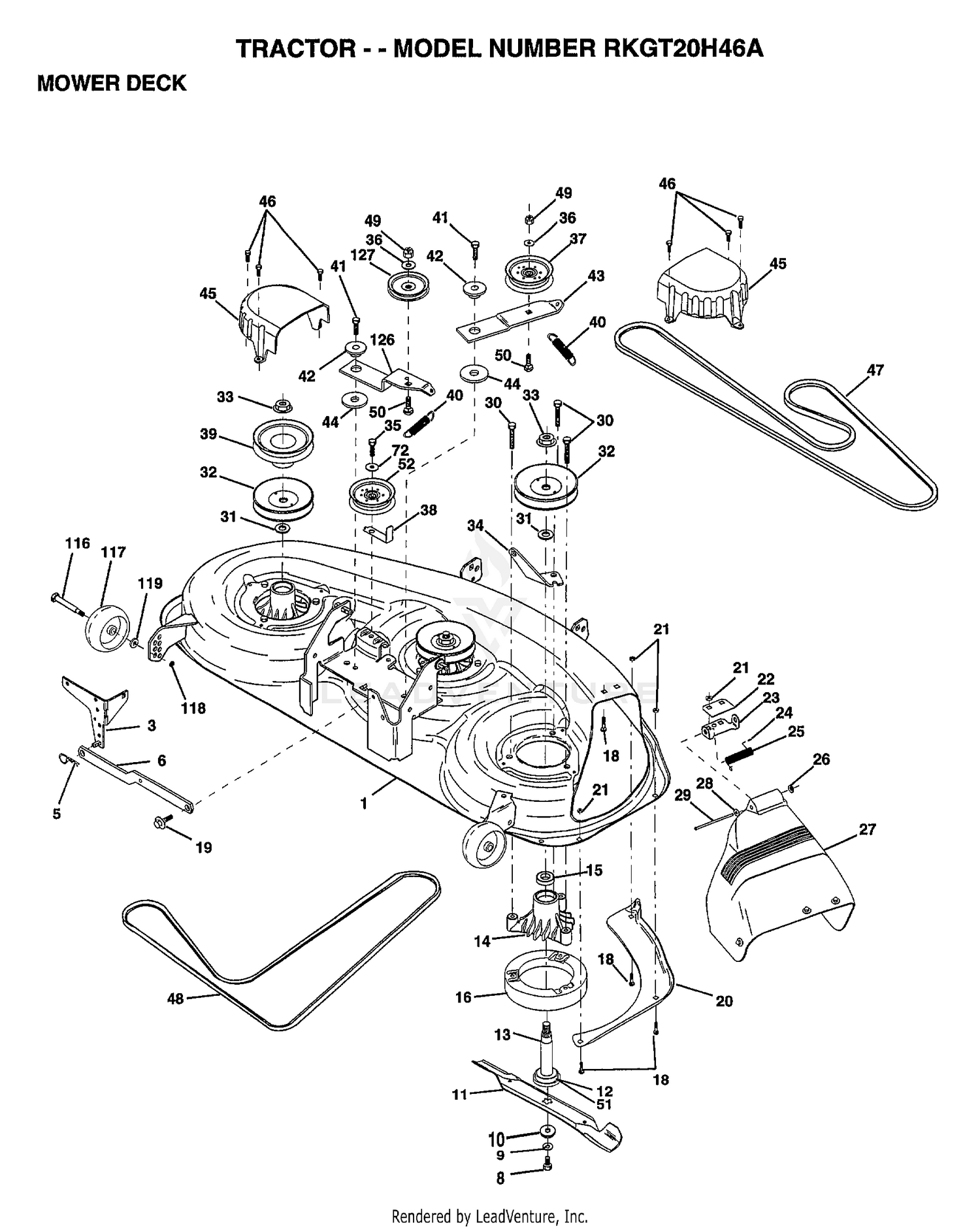 MOWER DECK