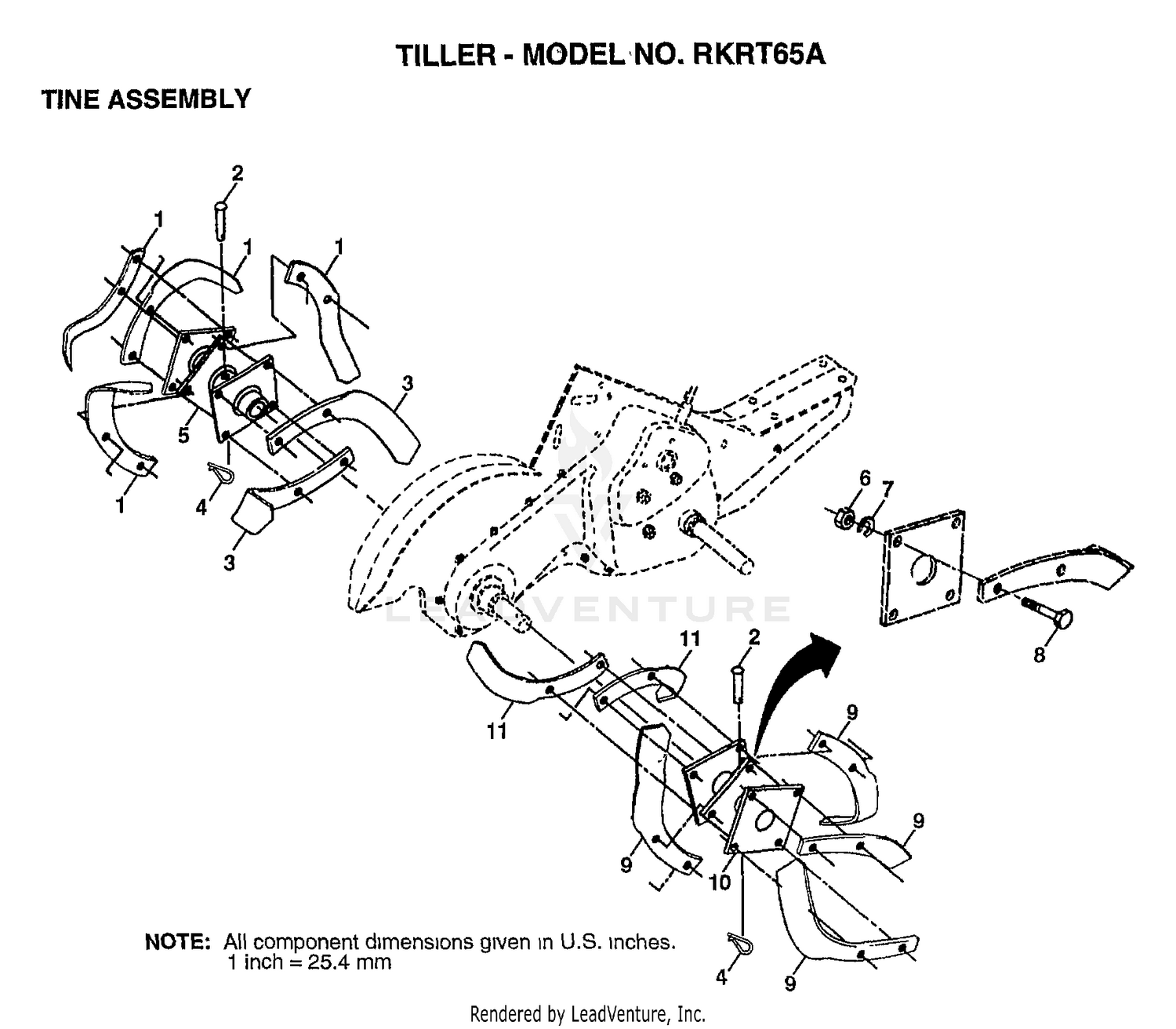 TINE ASSEMBLY