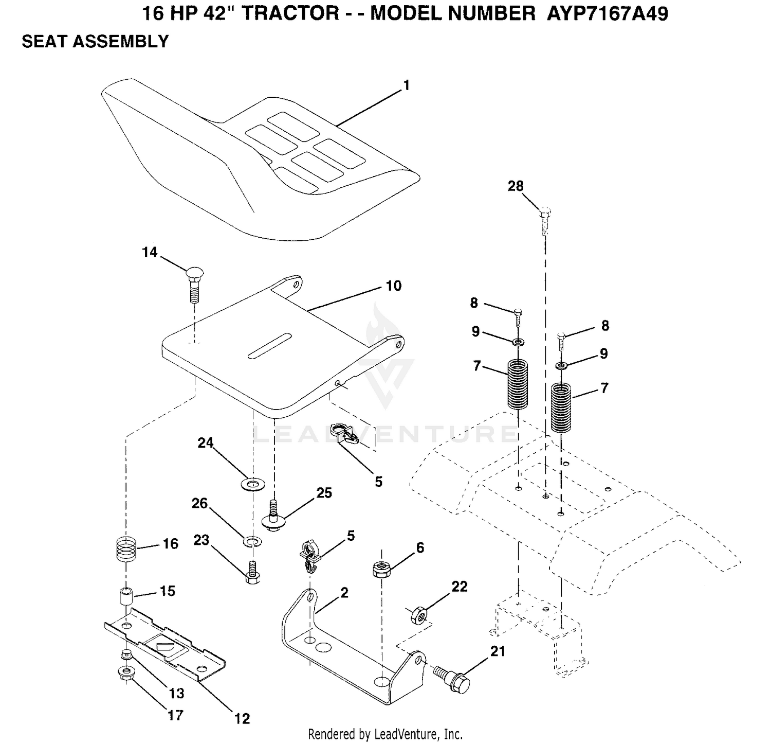 SEAT ASSY.